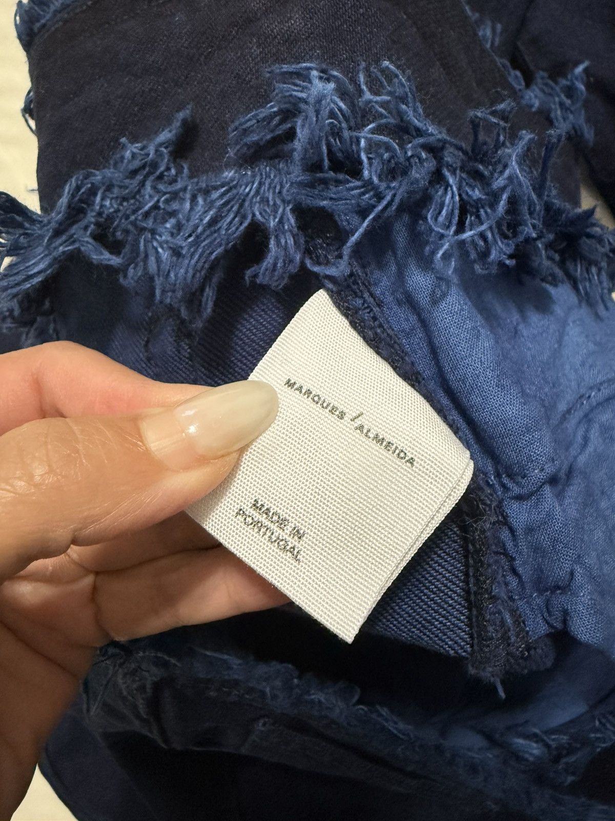 Marques'Almeida NWT Marquise Almeida denim flare/Raffle jeans frayed hem Size 25" / US 0 / IT 36 - 7 Thumbnail