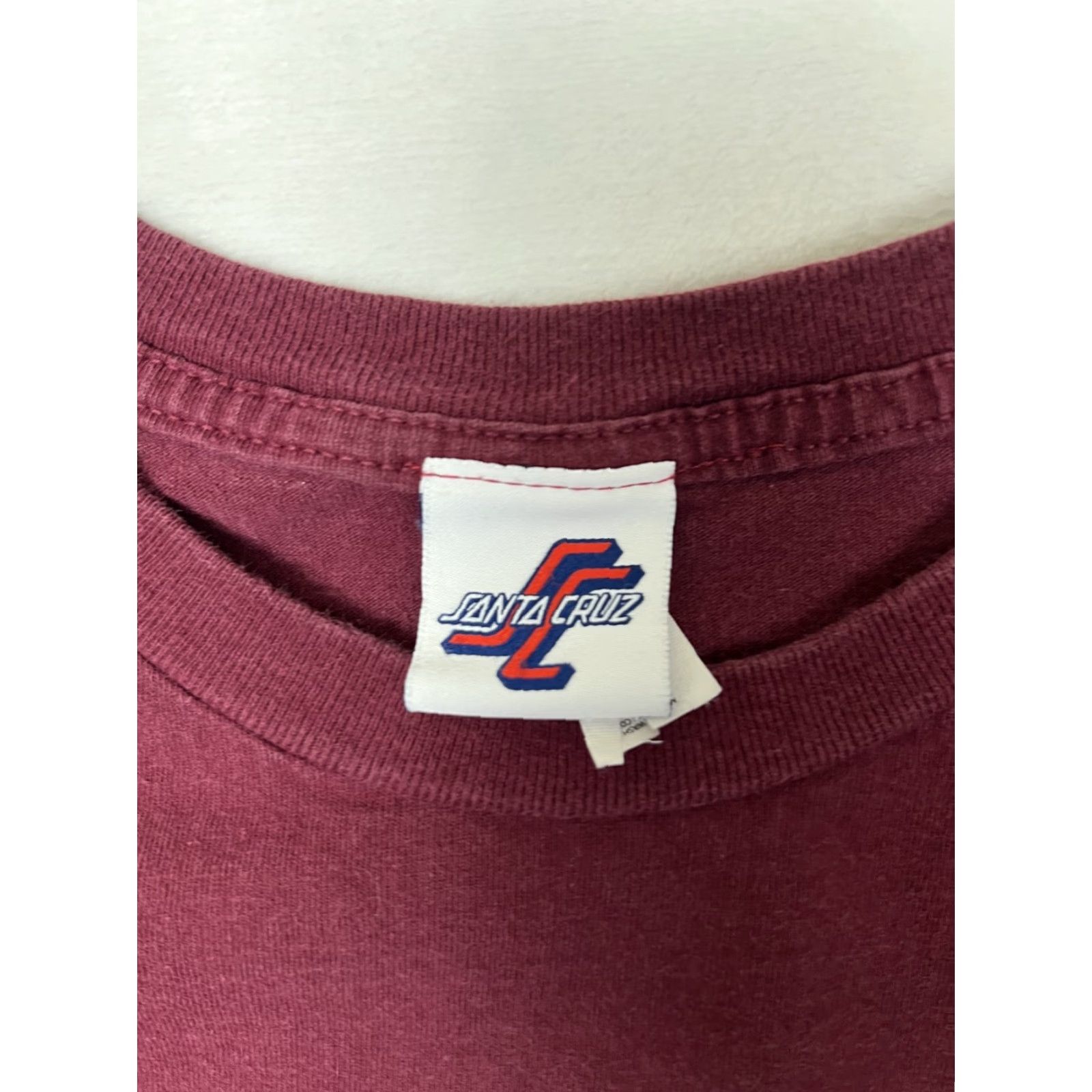 Vintage VINTAGE Santa Cruz T-Shirt Shirt Mens M Red 90s Beach Logo Double-Sided Vintage 2000s Size US M / EU 48-50 / 2 - 4 Thumbnail