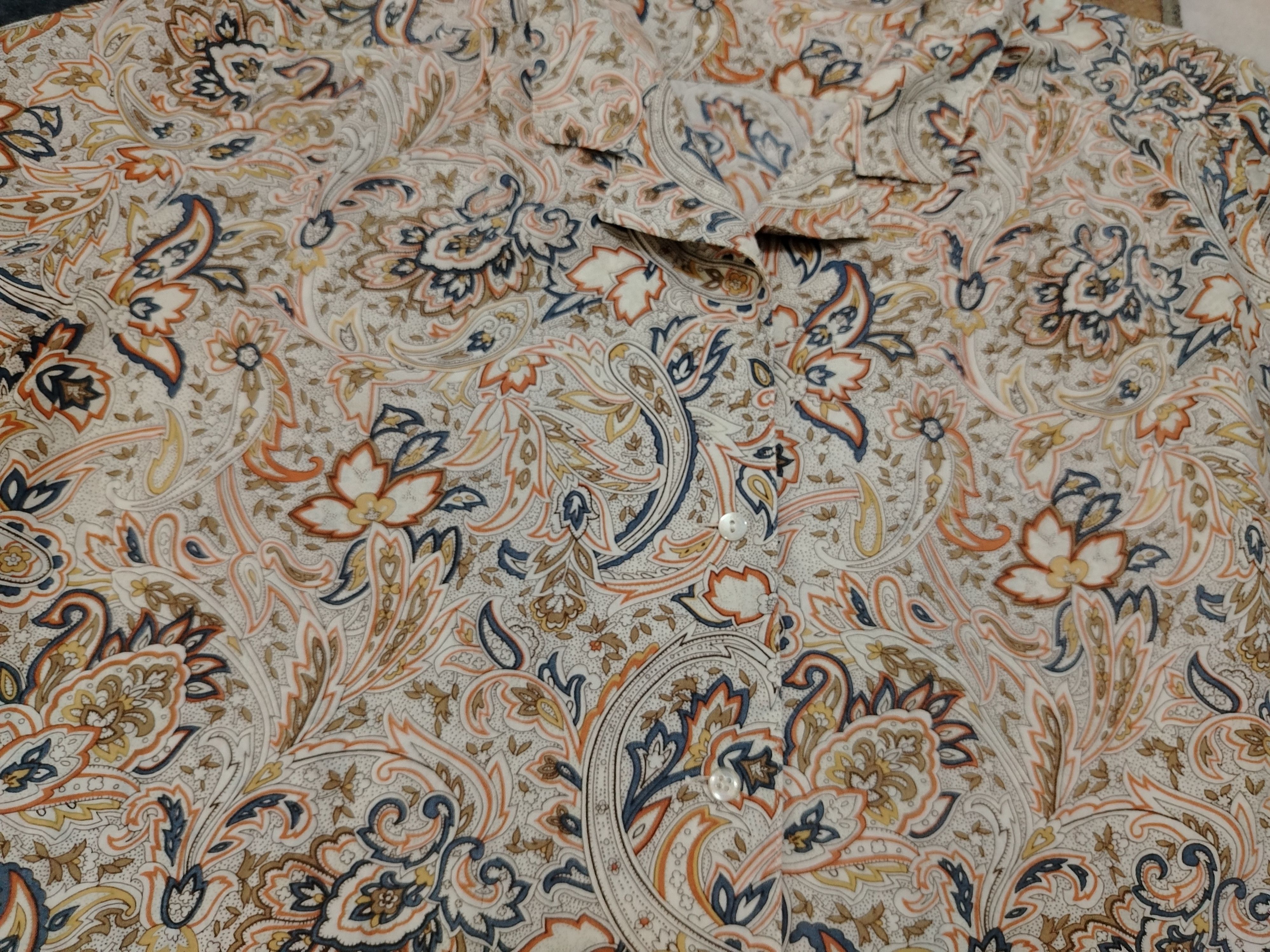 Burberry × Vintage Vintage Burberrys Paisley Shirt 80s/90s Size US M / EU 48-50 / 2 - 6 Thumbnail