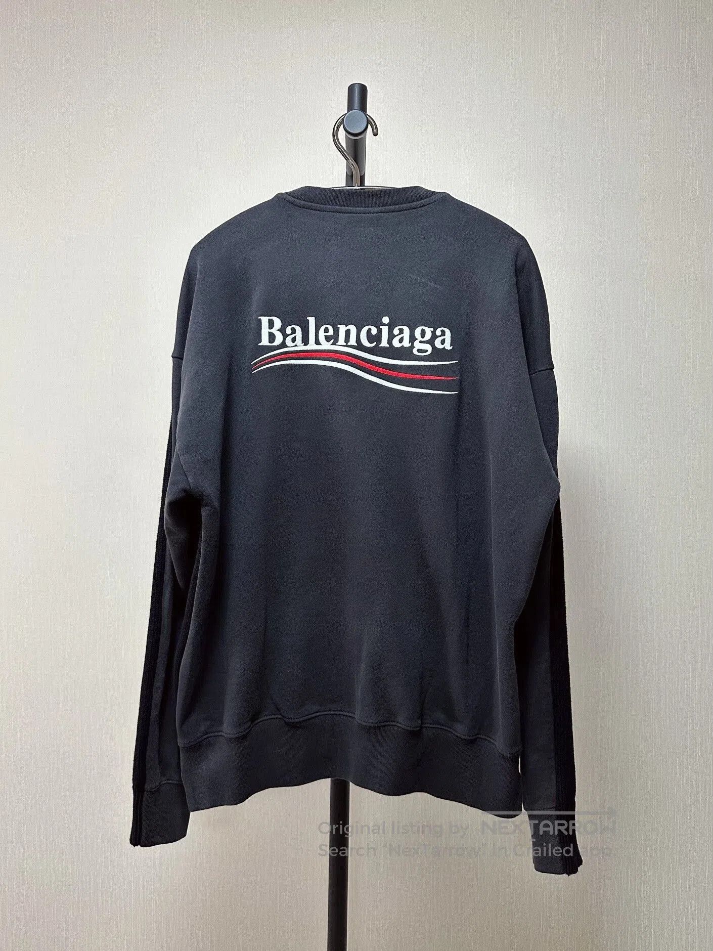 Balenciaga Balenciaga Knit Panel Sweatshirt. Size US L / EU 52-54 / 3 - 2 Thumbnail