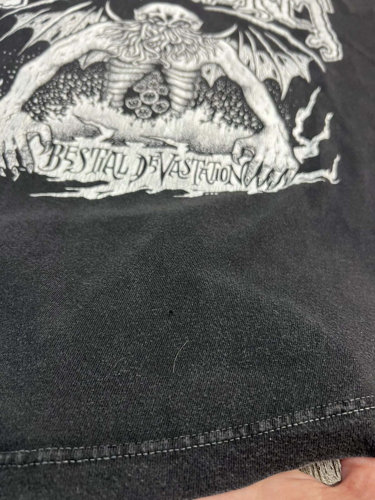 Band Tees 1992 Vintage Sepultura Bestial Devastation Long Sleeve Shirt Size US XL / EU 56 / 4 - 21 Thumbnail