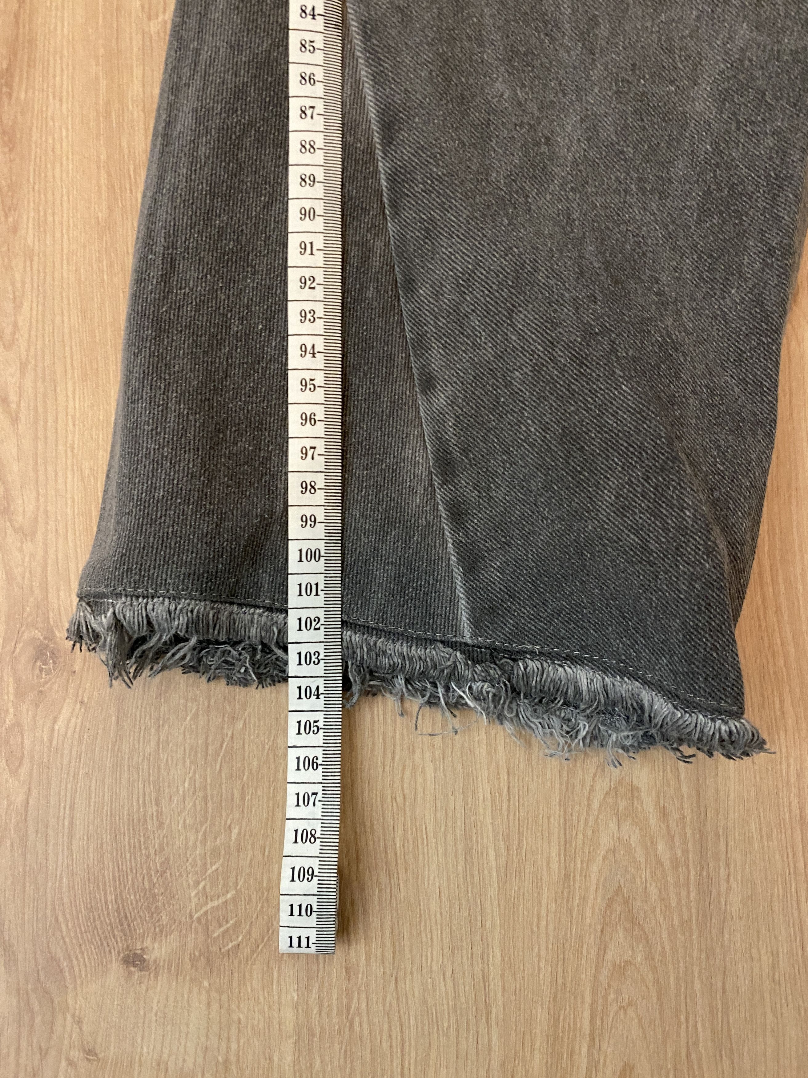 Lost & Found Ria Dunn Lost & Found Ria Dunn Rooms XL Gray Bias cut frayed denim Size US 38 / EU 54 - 14 Thumbnail