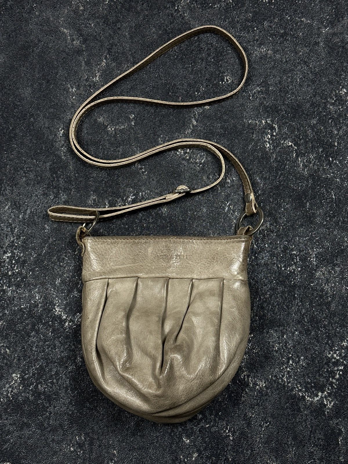 If Six Was Nine x Le Grande Bleu L G B Archive Ccp Style Lgb Ifsixwasnine Crossbody Leather Bag in Beige
