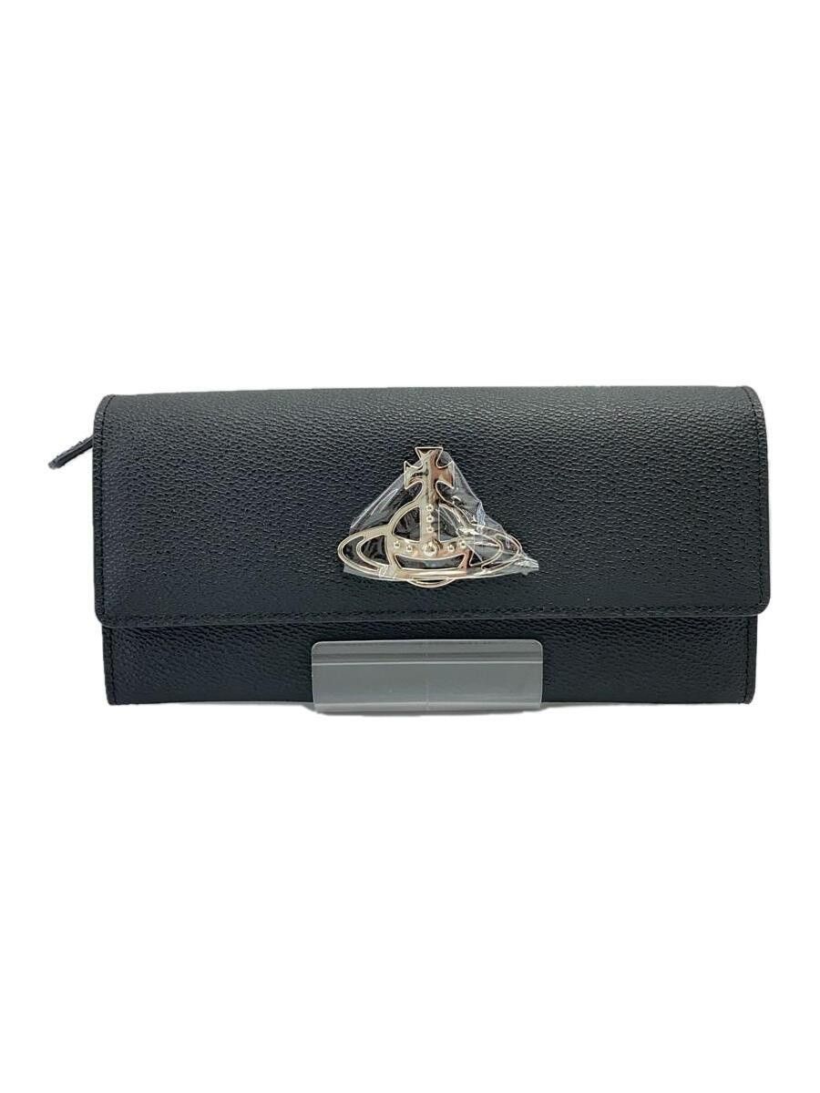 Vivienne Westwood Vivienne Westwood Plain Long Wallet Black Size ONE SIZE - 1 Thumbnail