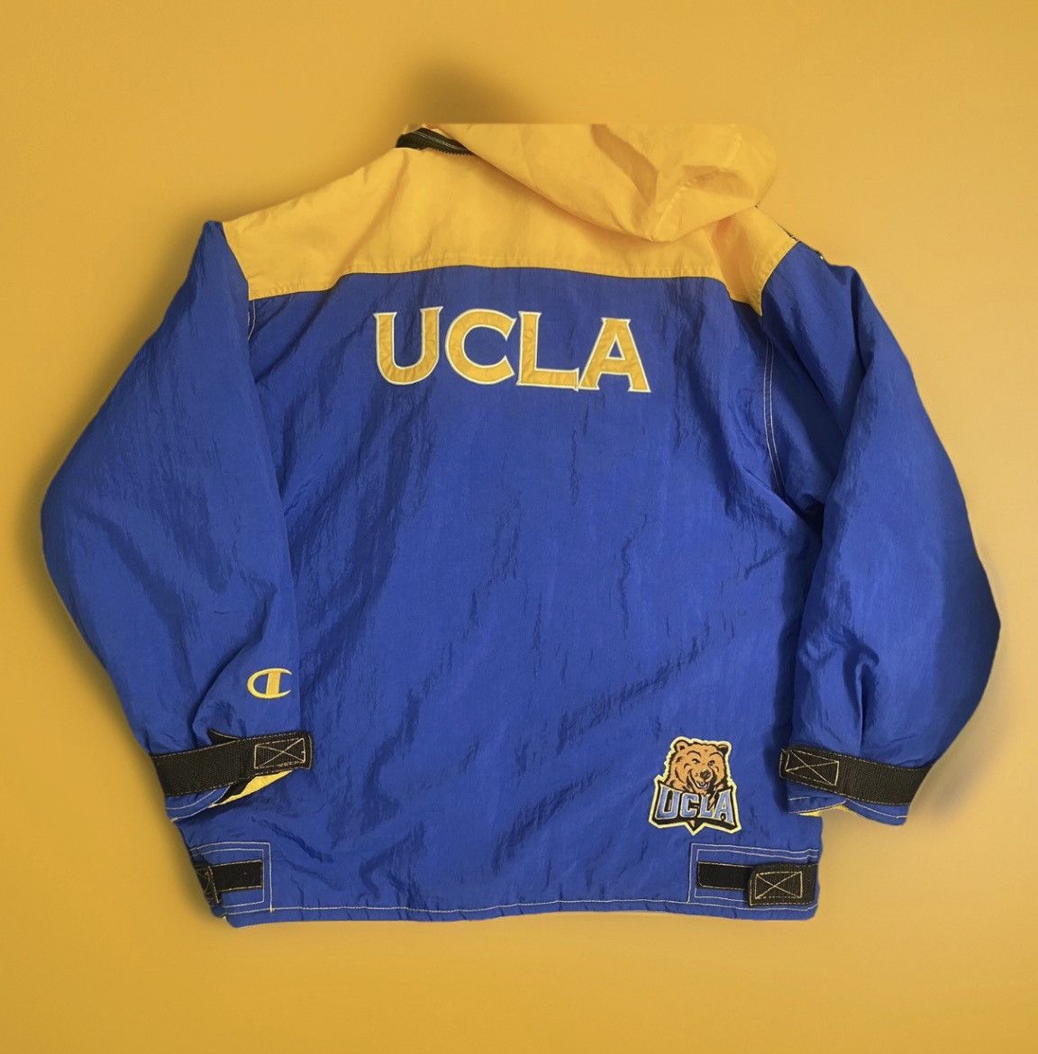 Champion UCLA BRUINS CHAMPION JACKET FLEECE BLUE GOLD ZIP XL PARKA Size US XL / EU 56 / 4 - 4 Thumbnail