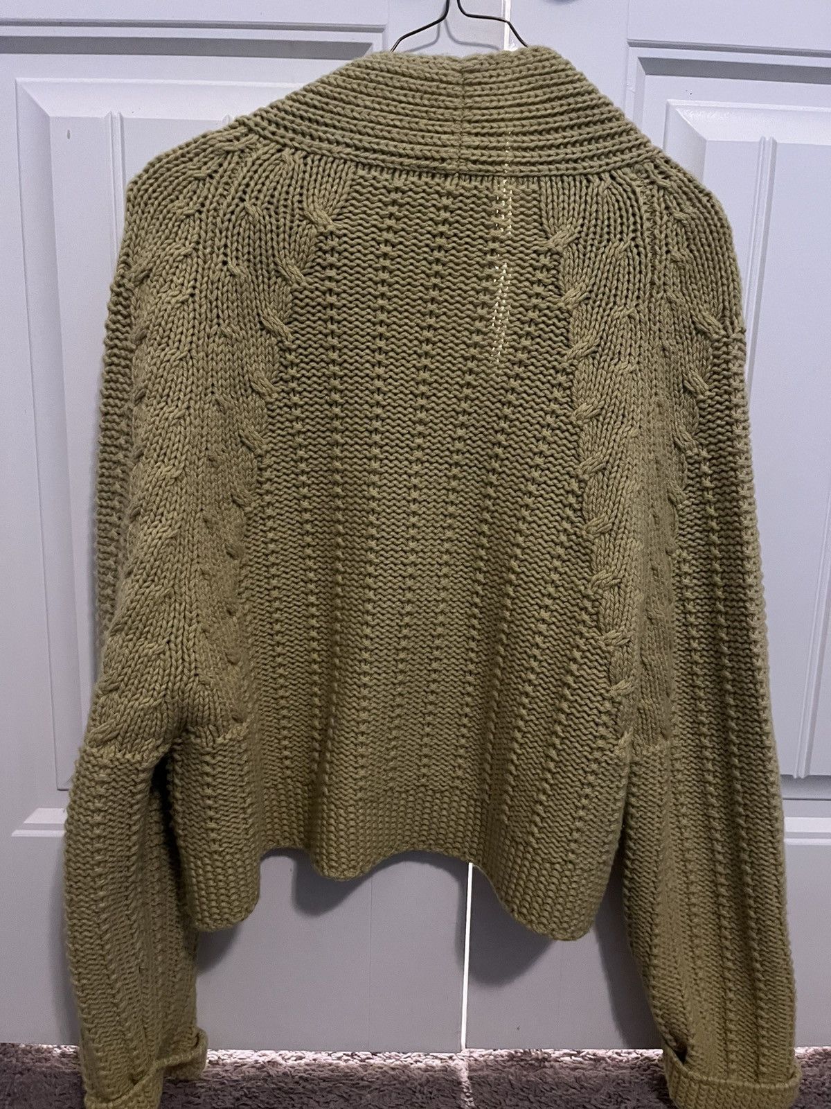Chloe Chloé Chunky Knit Cardigan – “Absinthe” Green – Size XS Size S / US 4 / IT 40 - 4 Thumbnail