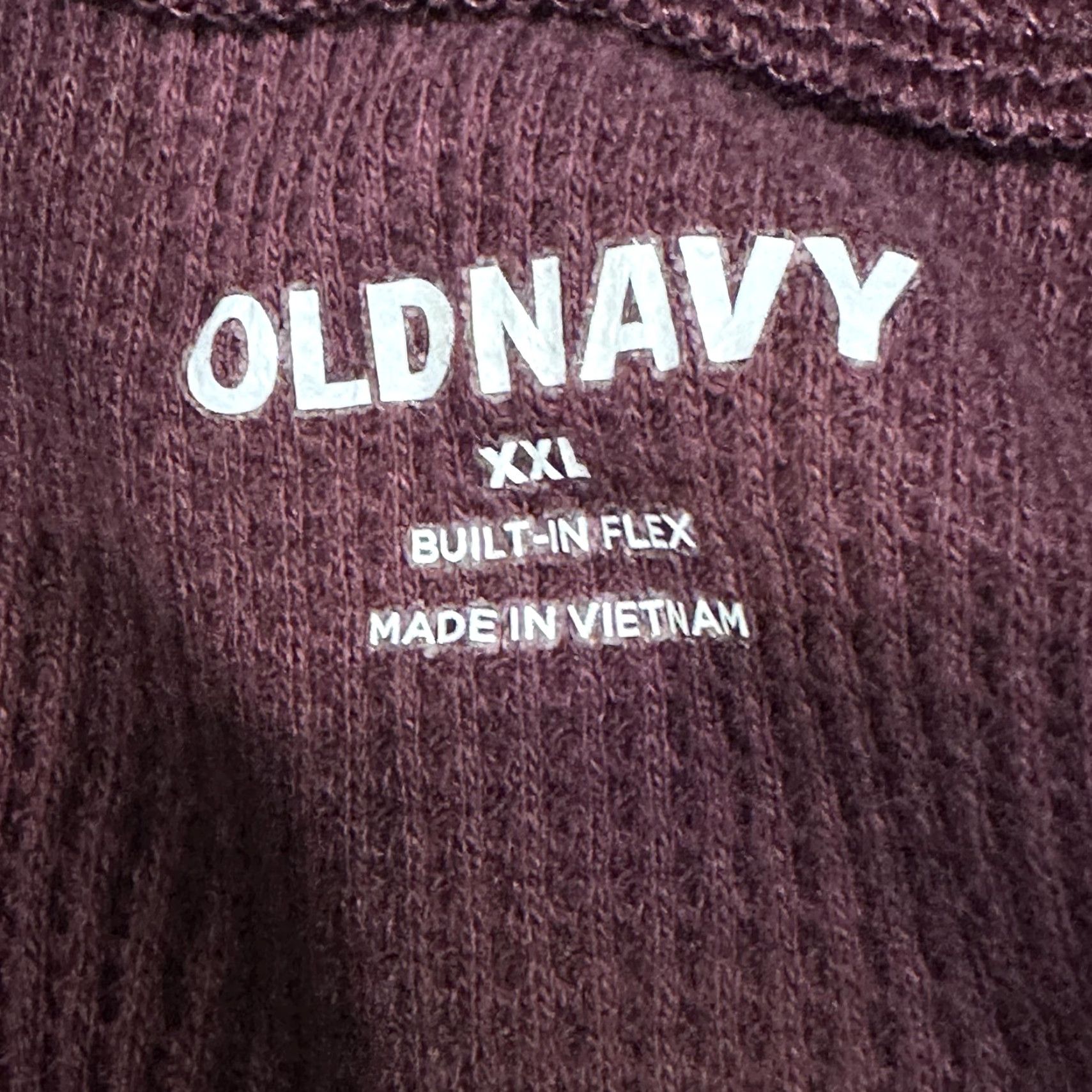 Old Navy Old Navy Shirt Mens 2XL Burgundy Long Sleeve Henley Built In Flex Cotton Blend Shirt Mens 2XL Burgundy Long Sleeve Henley Flex Cotton Blend Size US XXL / EU 58 / 5 - 4 Thumbnail