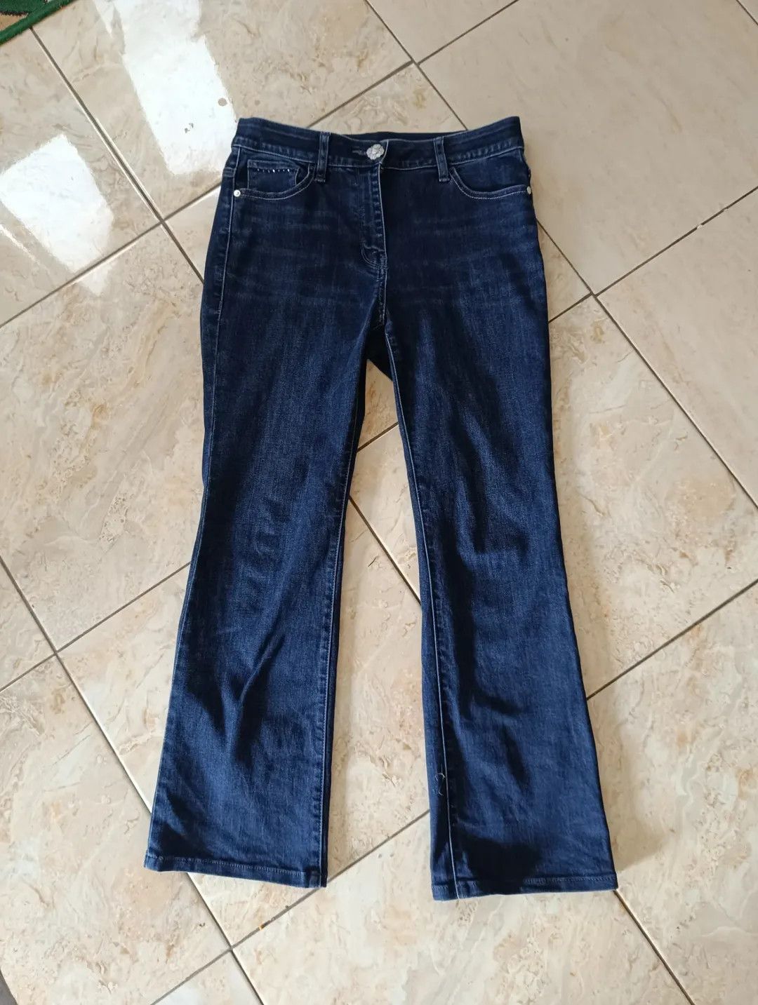 Karl Lagerfeld Karl Lagerfeld Cutbray Flare Bootcut Jeans Size 28" / US 6 / IT 42 - 3 Thumbnail