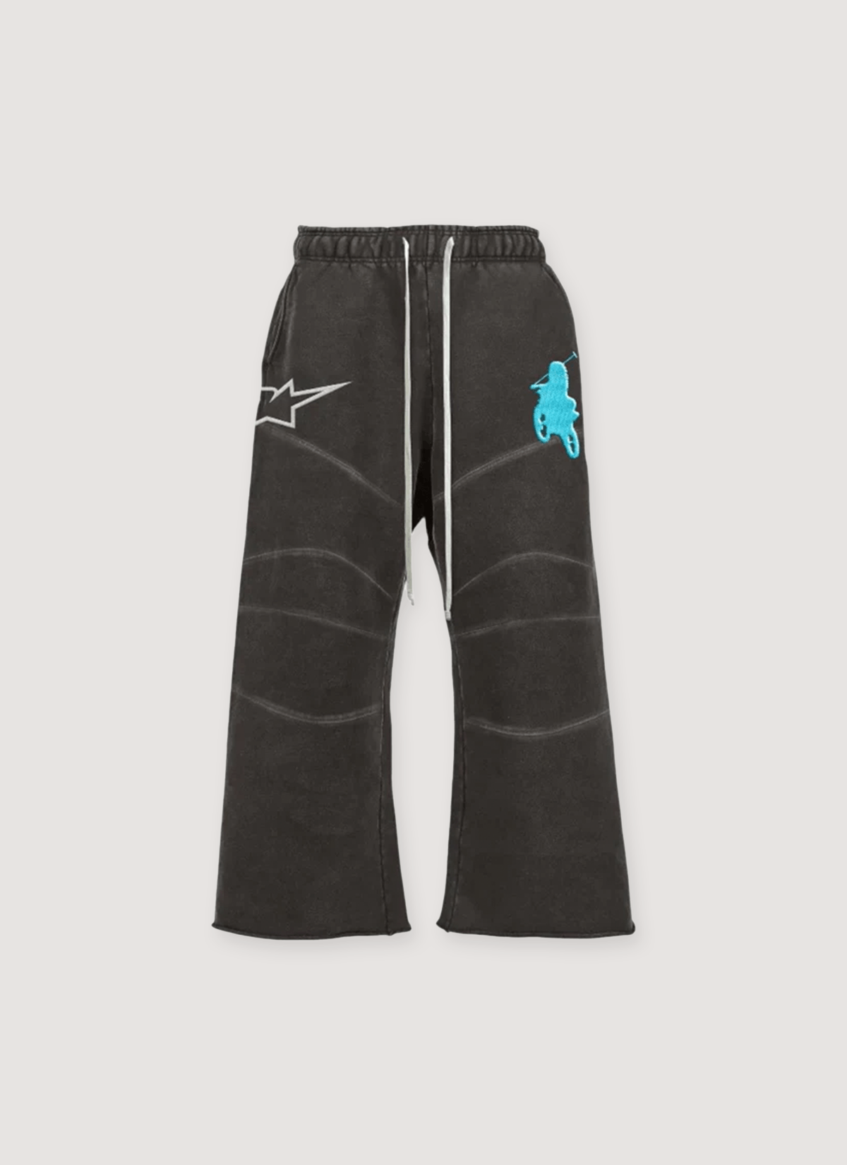 TRIPLE SEVENS Moto Sweatpants Black Size US 34 / EU 50 - 1 Thumbnail