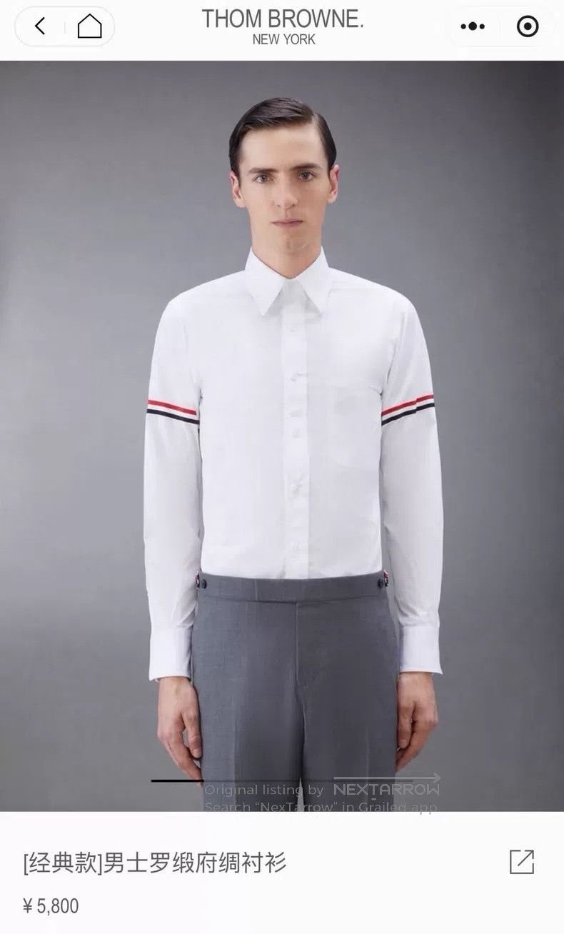 Thom Browne Thom Browne Shirt Size US L / EU 52-54 / 3 - 6 Thumbnail