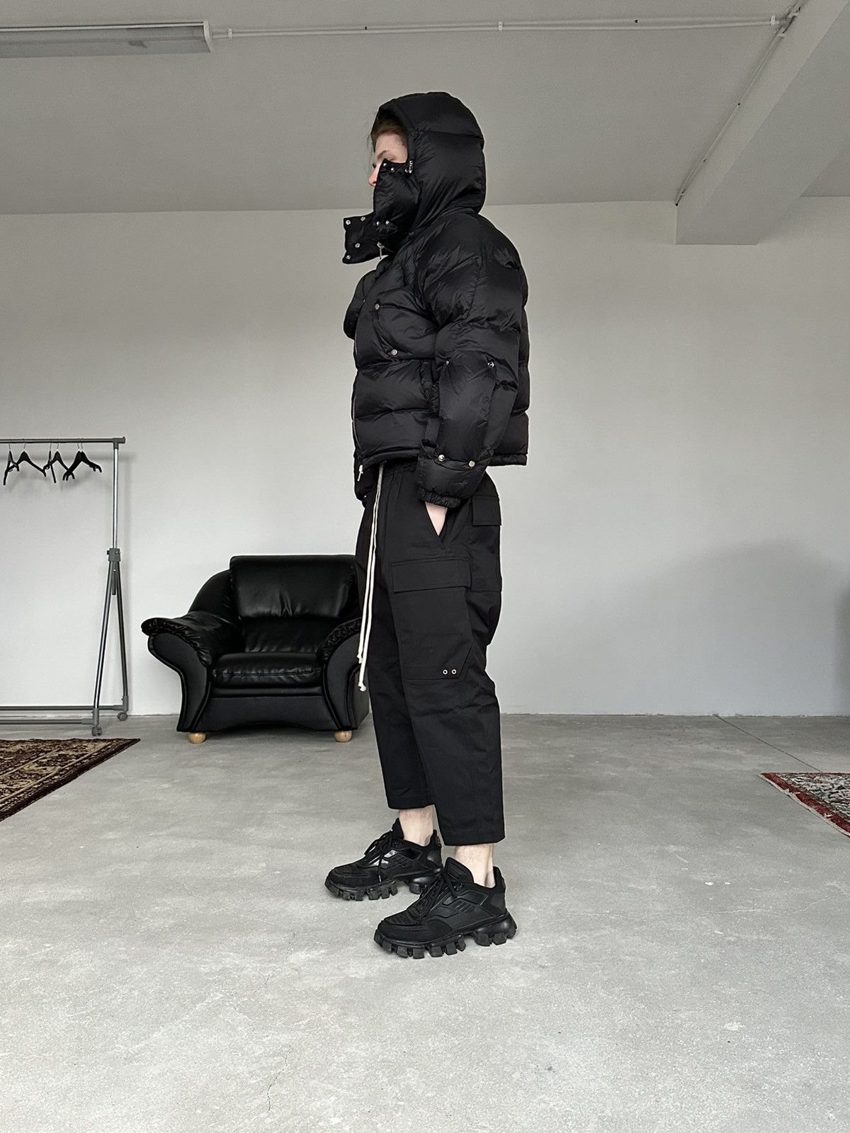 Rick Owens RICK OWENS CROPPED CARGO PANTS Size US 32 / EU 48 - 6 Thumbnail