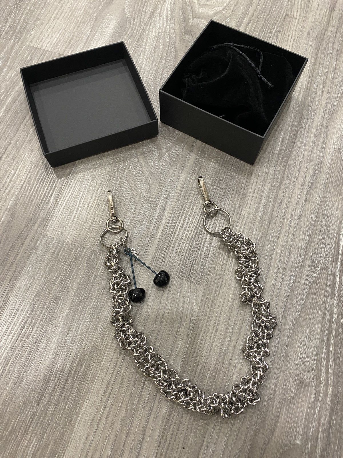 Raf Simons 🚨NEED GONE🚨Raf Simons Cherry Twisted Wallet Chain | Grailed