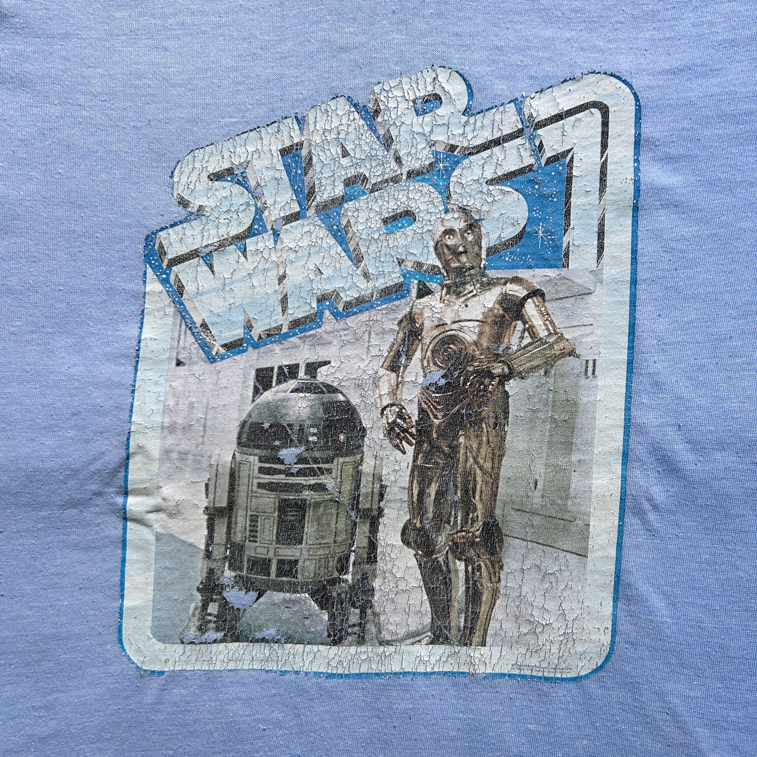 Vintage Vintage 1977 Star Wars Iron-On Tee Size US XS / EU 42 / 0 - 2 Thumbnail
