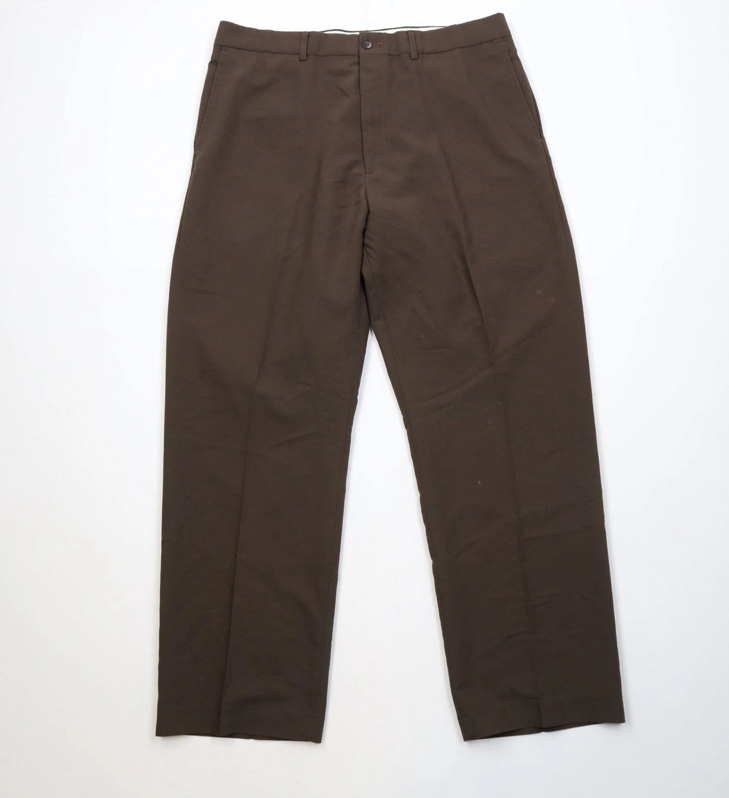 Vintage Vintage 90s Streetwear Rayon Gabardine Wide Leg Chino Pants Size US 36 / EU 52 - 1 Thumbnail