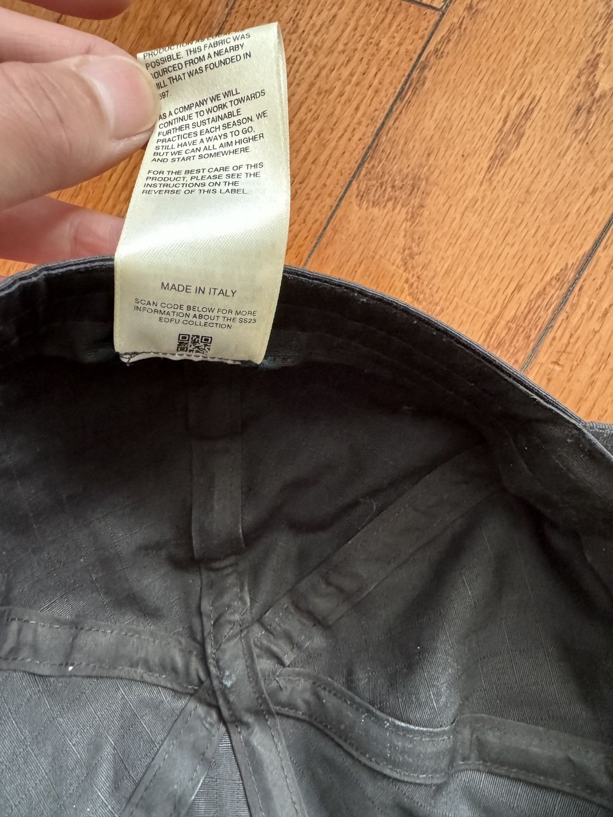 Rick Owens Drkshdw Rick Owens Cap L Size ONE SIZE - 9 Thumbnail