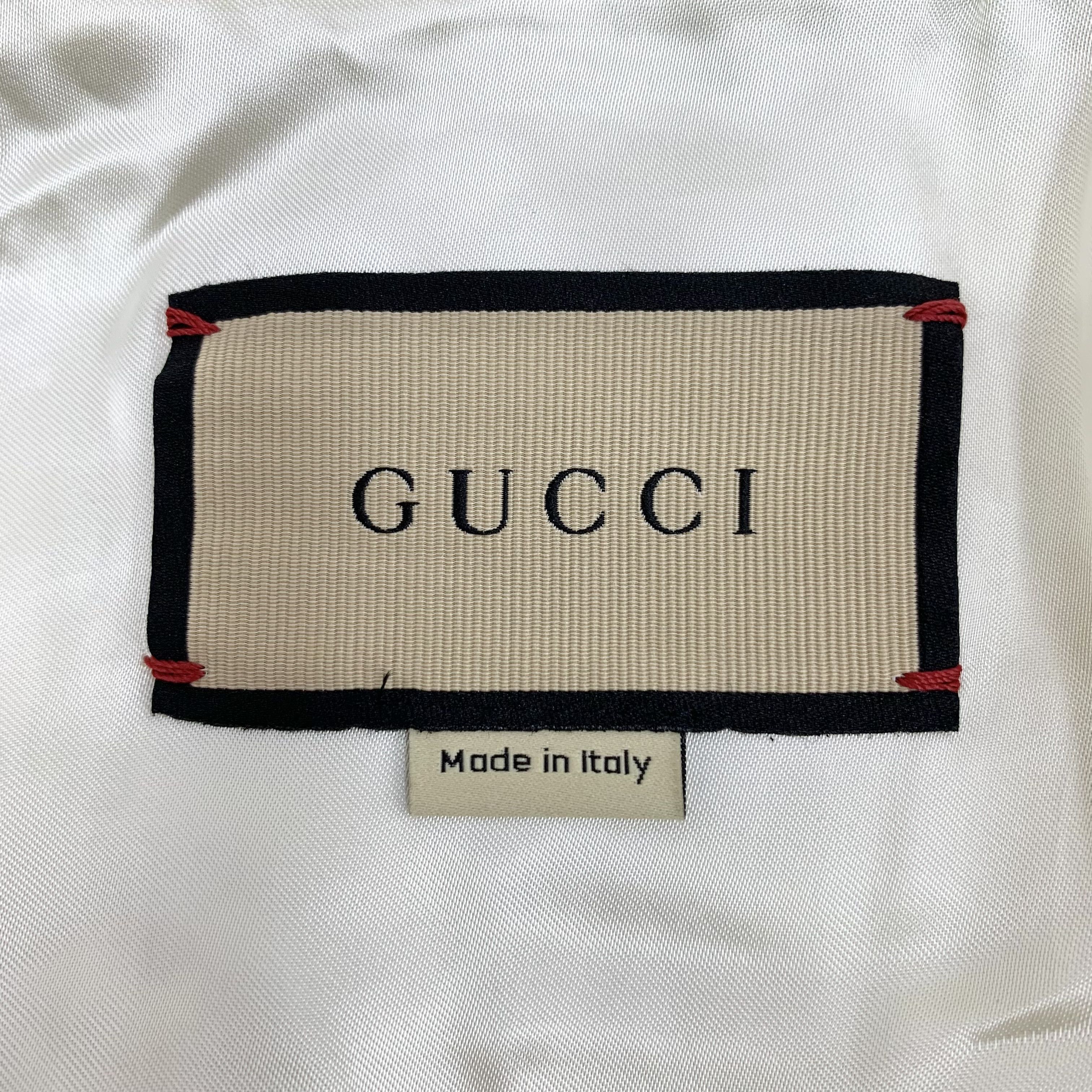 Gucci Gucci Beige Logo Jacquard Zip-Up Hoodie (Size XS) Size XS / US 0-2 / IT 36-38 - 4 Thumbnail