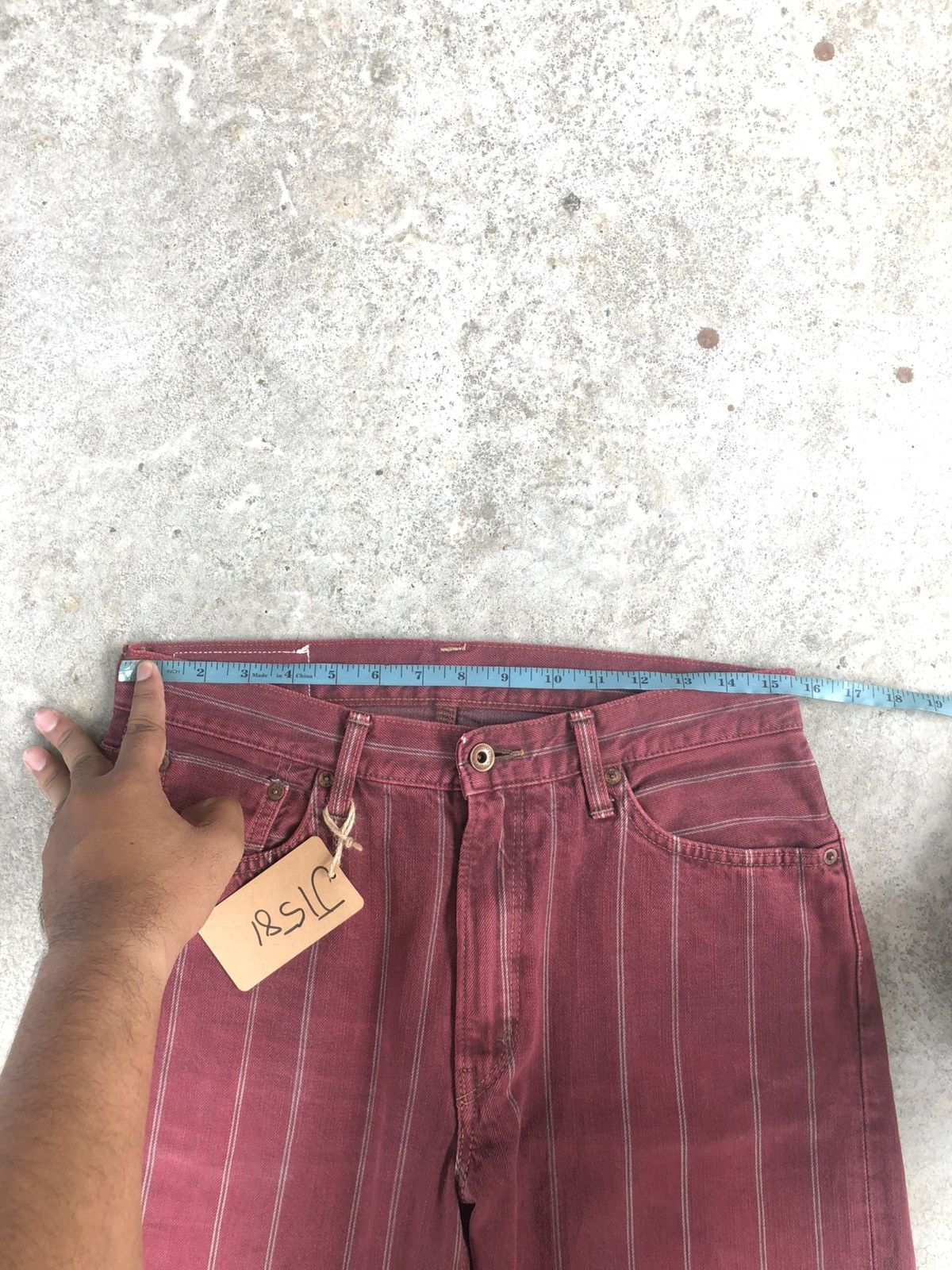 If Six Was Nine Japanese Edwin Flared Jeans Distressed Jeans Selvedge Size US 31 - 22 Thumbnail