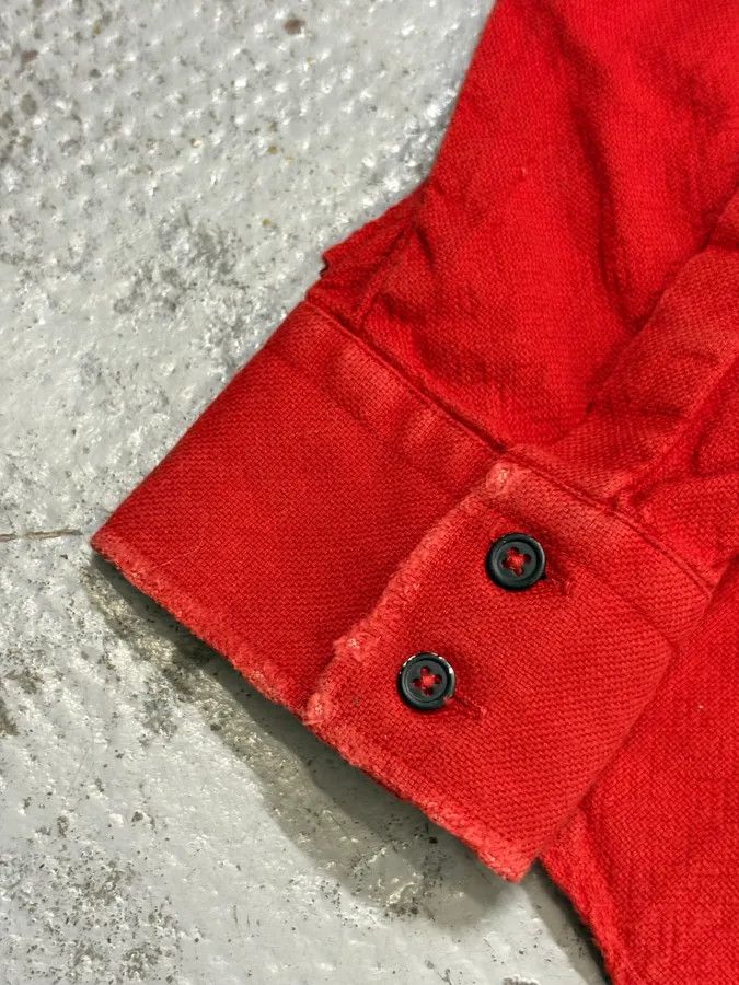 Balmain Balmain Red Corduroy Cargo Shirt Size US S / EU 44-46 / 1 - 9 Thumbnail