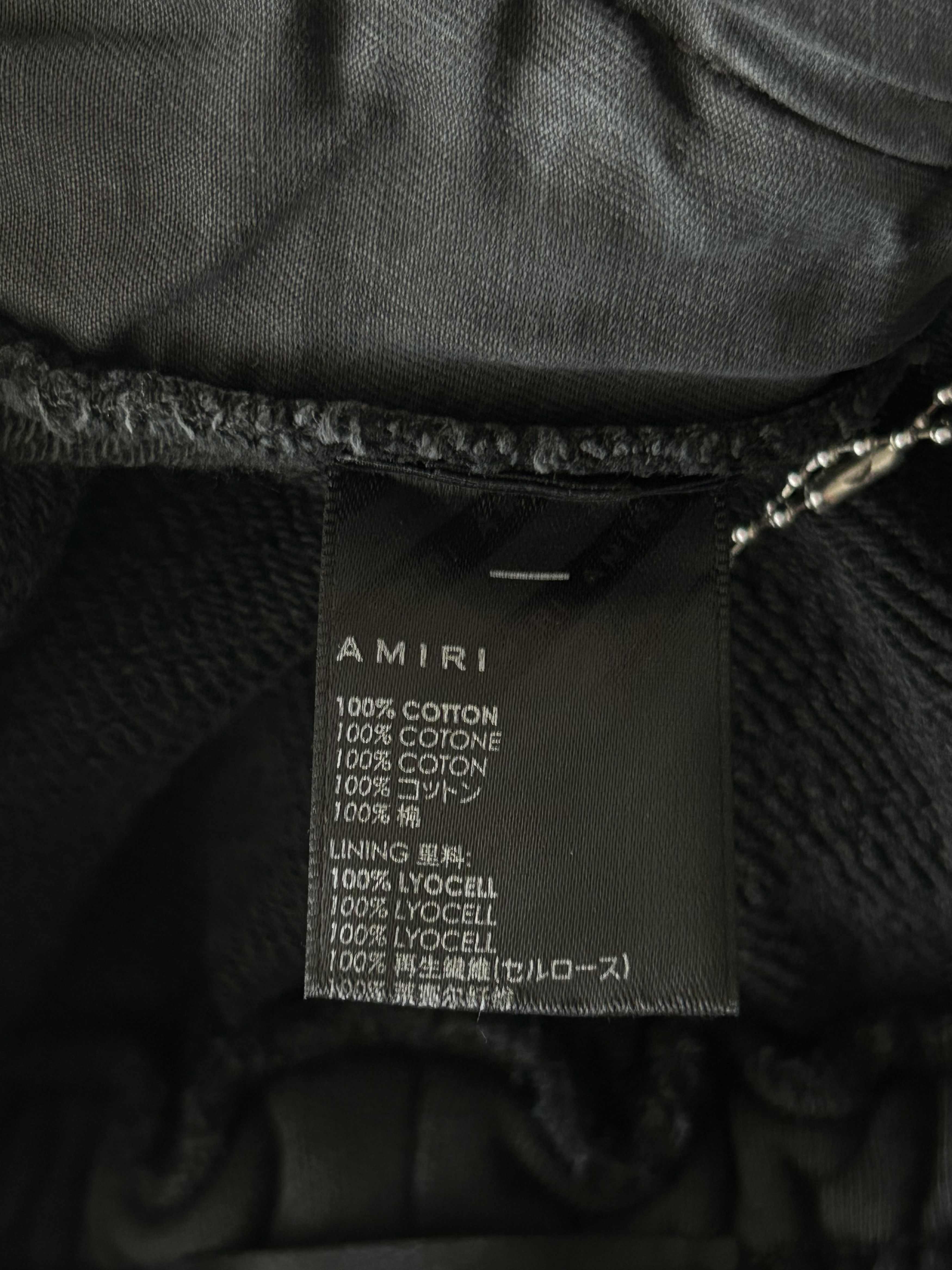 Amiri Amiri Black & Yellow Track Logo Shorts Size US 40 / EU 56 - 4 Thumbnail