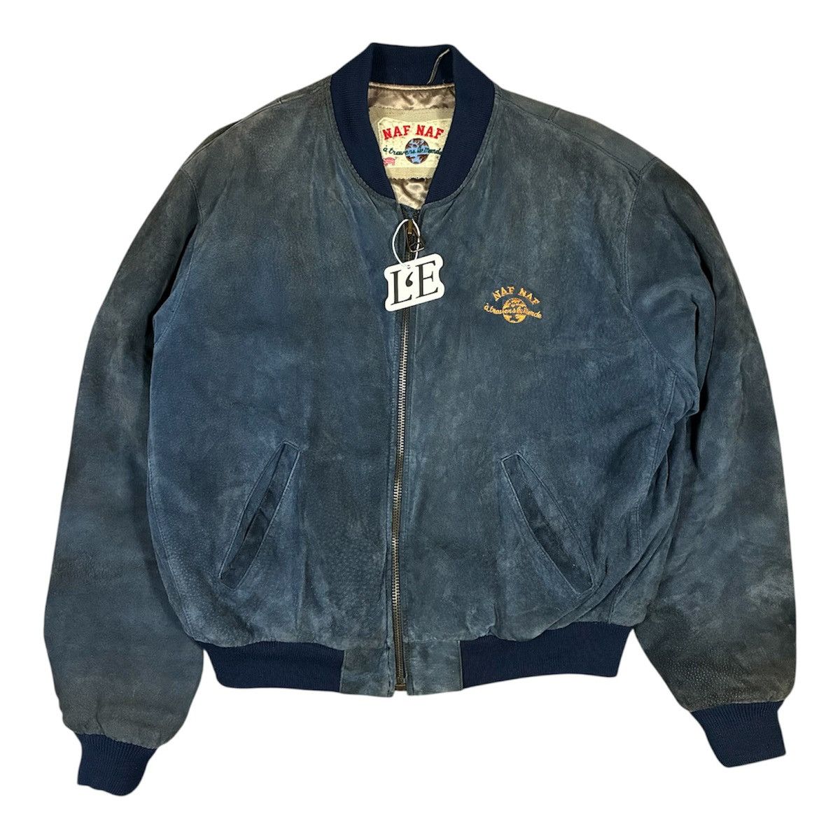 Other Vintage Flight Leather Jacket Naf Naf Big Logo Size M Size US M / EU 48-50 / 2 - 2 Thumbnail