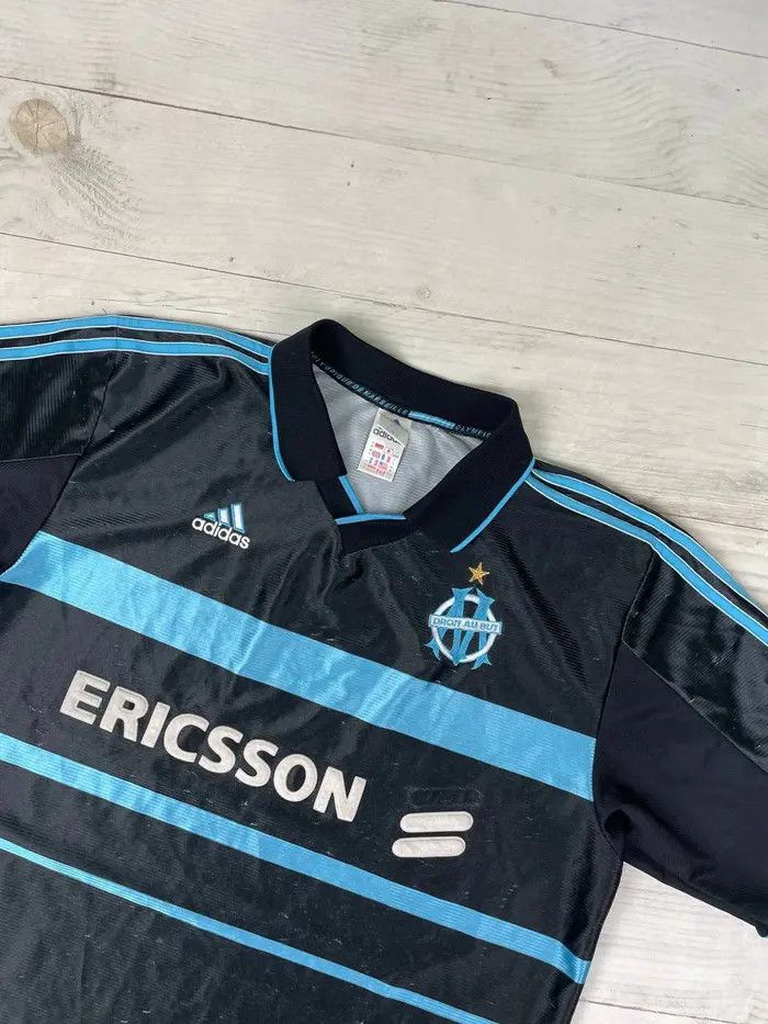 Adidas Adidas Olympique Marseille 1999 2000 Third Shirt Jersey Size US XL / EU 56 / 4 - 2 Thumbnail