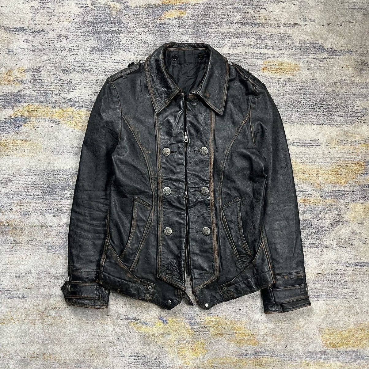 PPFM Very Rare PPFM Napoleon leather jacket vkei style Size US M / EU 48-50 / 2 - 11 Thumbnail