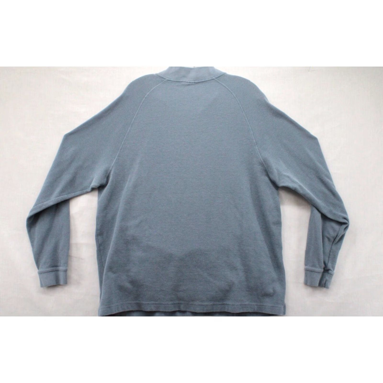 Carhartt VINTAGE Carhartt Waffle Knit Pullover Shirt Mens XL Blue Grey Thermal Long Sleeve Pocket Size US XL / EU 56 / 4 - 2 Thumbnail