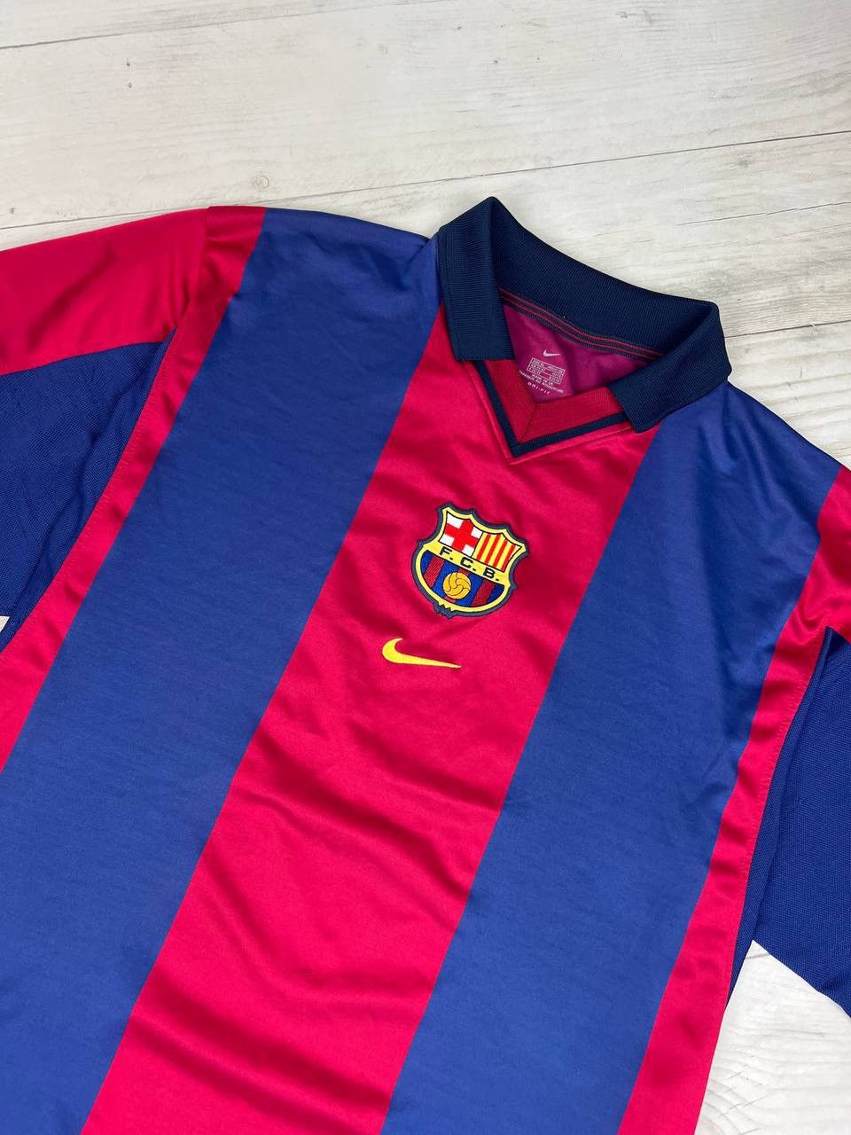 Nike Vintage Nike FC Barcelona 2000 2001 Home Shirt Soccer Jersey