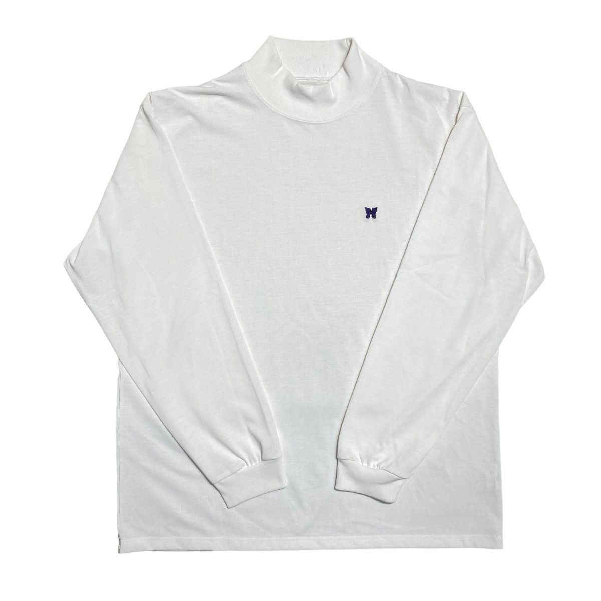 Needles Long Sleeve High Neck Polyester Tshirt White Size US L / EU 52-54 / 3 - 1 Thumbnail