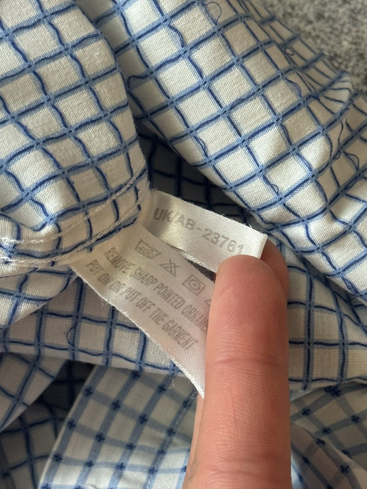 Vintage × Yves Saint Laurent YvesSaintLaurent YSL XL checkered shirt button up polo tee Size US XL / EU 56 / 4 - 11 Thumbnail