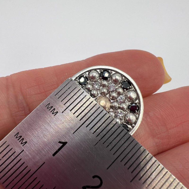 Vintage 14K Gold & 925 Silver Clip On Ukraine Vintage Earrings Size ONE SIZE - 3 Thumbnail