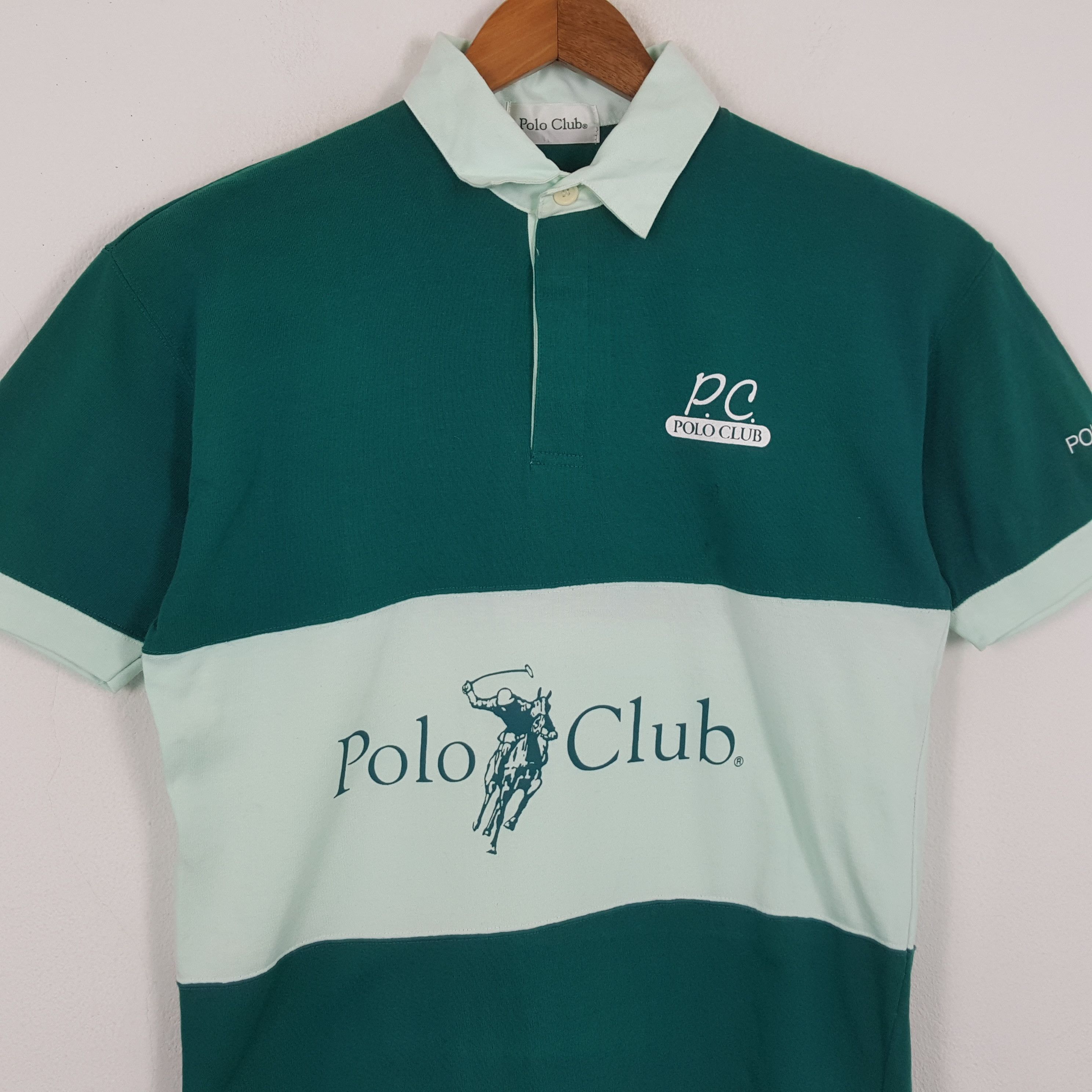 Beverly Hills Polo Club × Vintage Vintage POLO CLUB American Sportswear Style Polos Size US L / EU 52-54 / 3 - 2 Thumbnail
