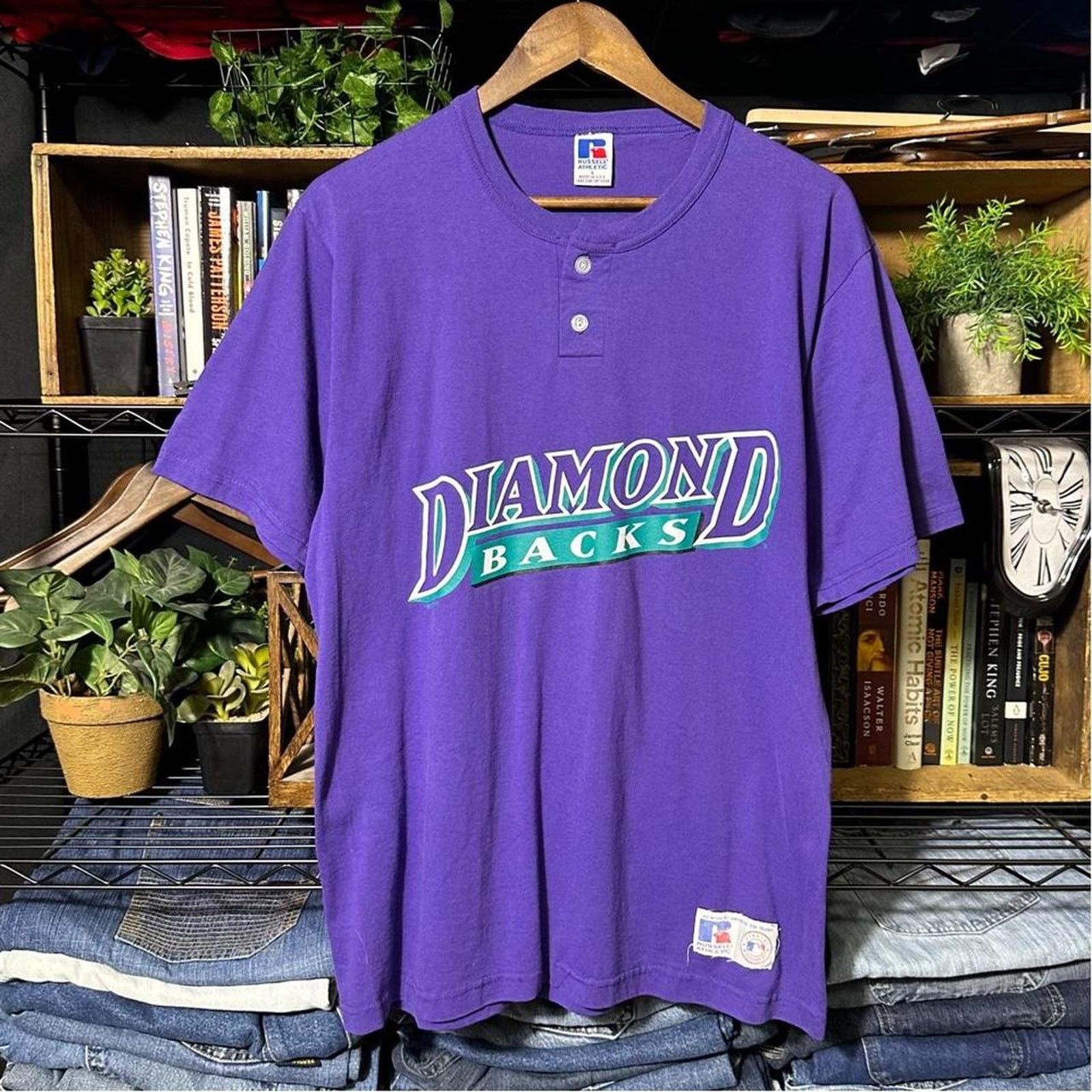 Russell Athletic Vintage 90s Russell Athletic Arizona Diamond Backs T-Shirt Size US L / EU 52-54 / 3 - 1 Thumbnail