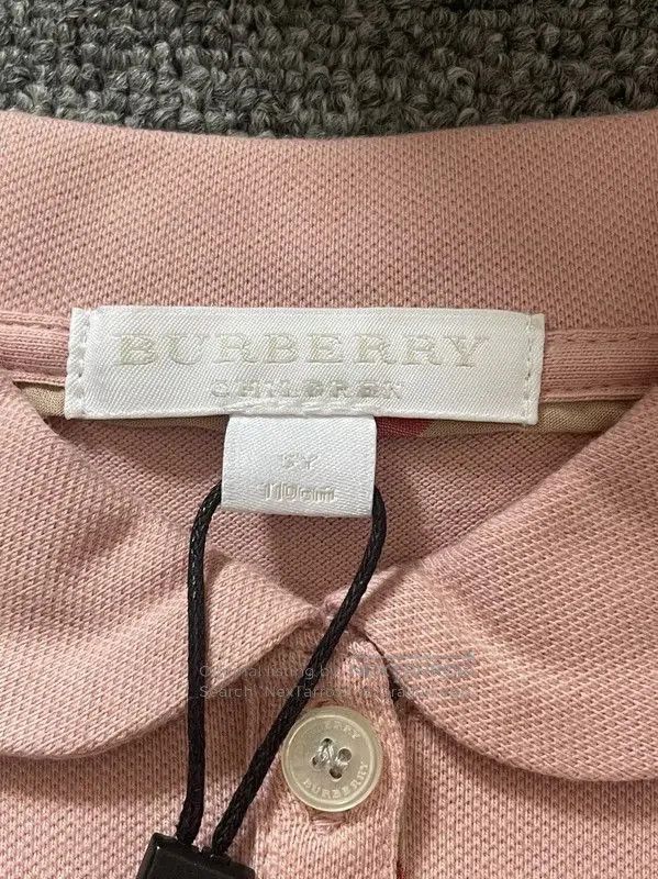 Burberry Burberry Pink Cotton Women's Polo Shirt. Size XS / US 0-2 / IT 36-38 - 4 Thumbnail