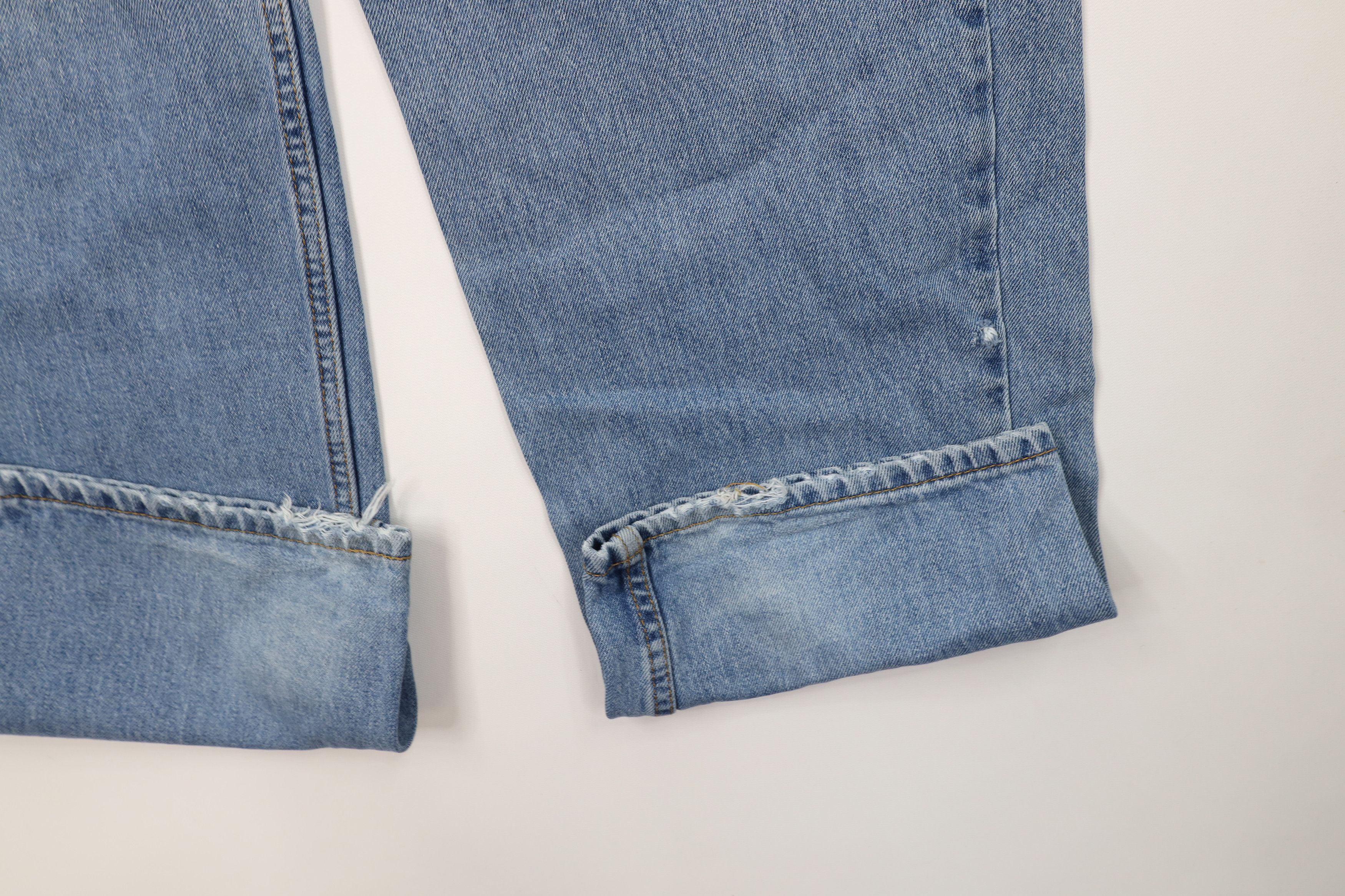 Levi's Vintage Y2K Levis 550 Relaxed Fit Wide Leg Denim Jeans Blue Size US 40 / EU 56 - 5 Thumbnail