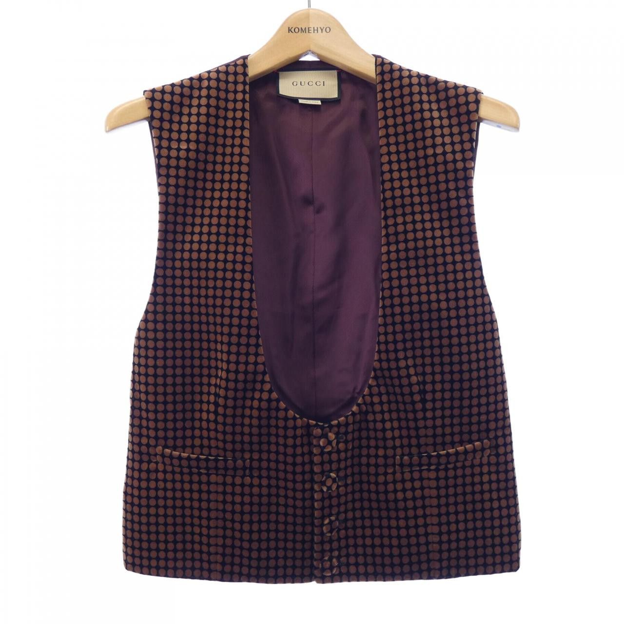 Gucci Gucci Gucci Knit Vest Others Tops 685878ZAI2X DUTY FREE for USA Size ONE SIZE - 1 Thumbnail