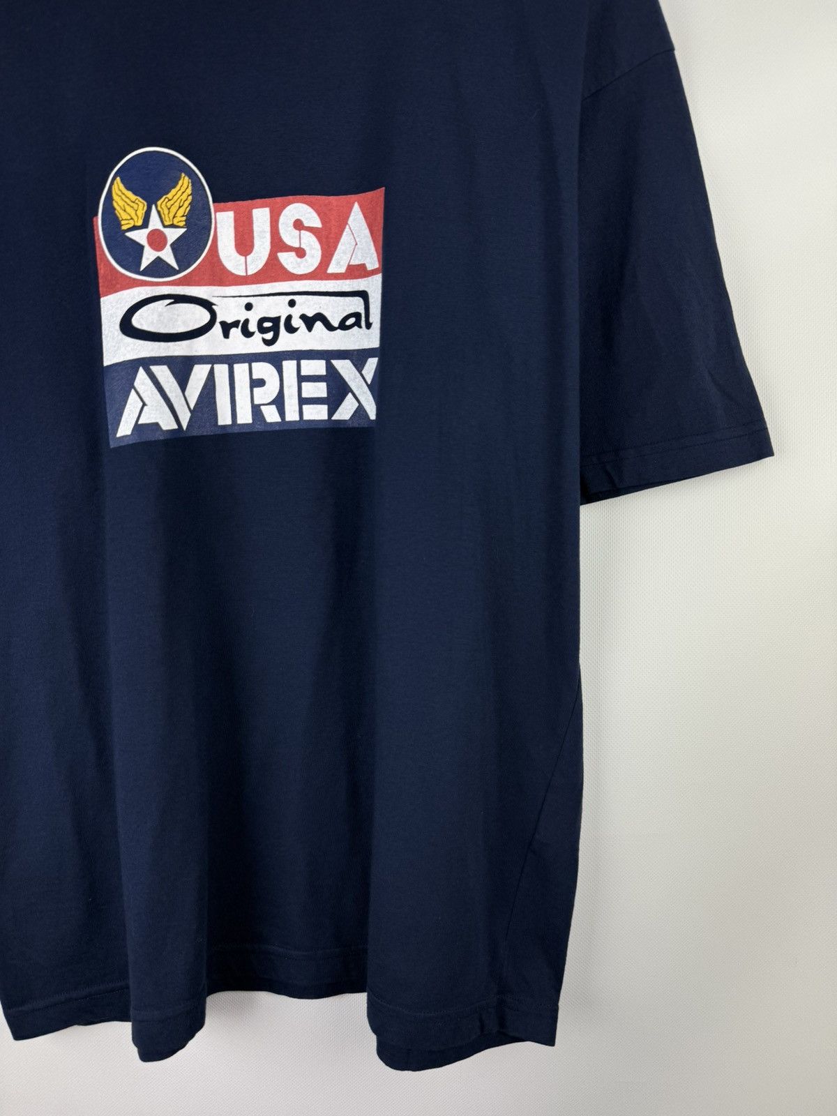 Avirex Avirex USA Big Logo Short Sleeve Vintage Flight T Shirt Size US XL / EU 56 / 4 - 6 Thumbnail