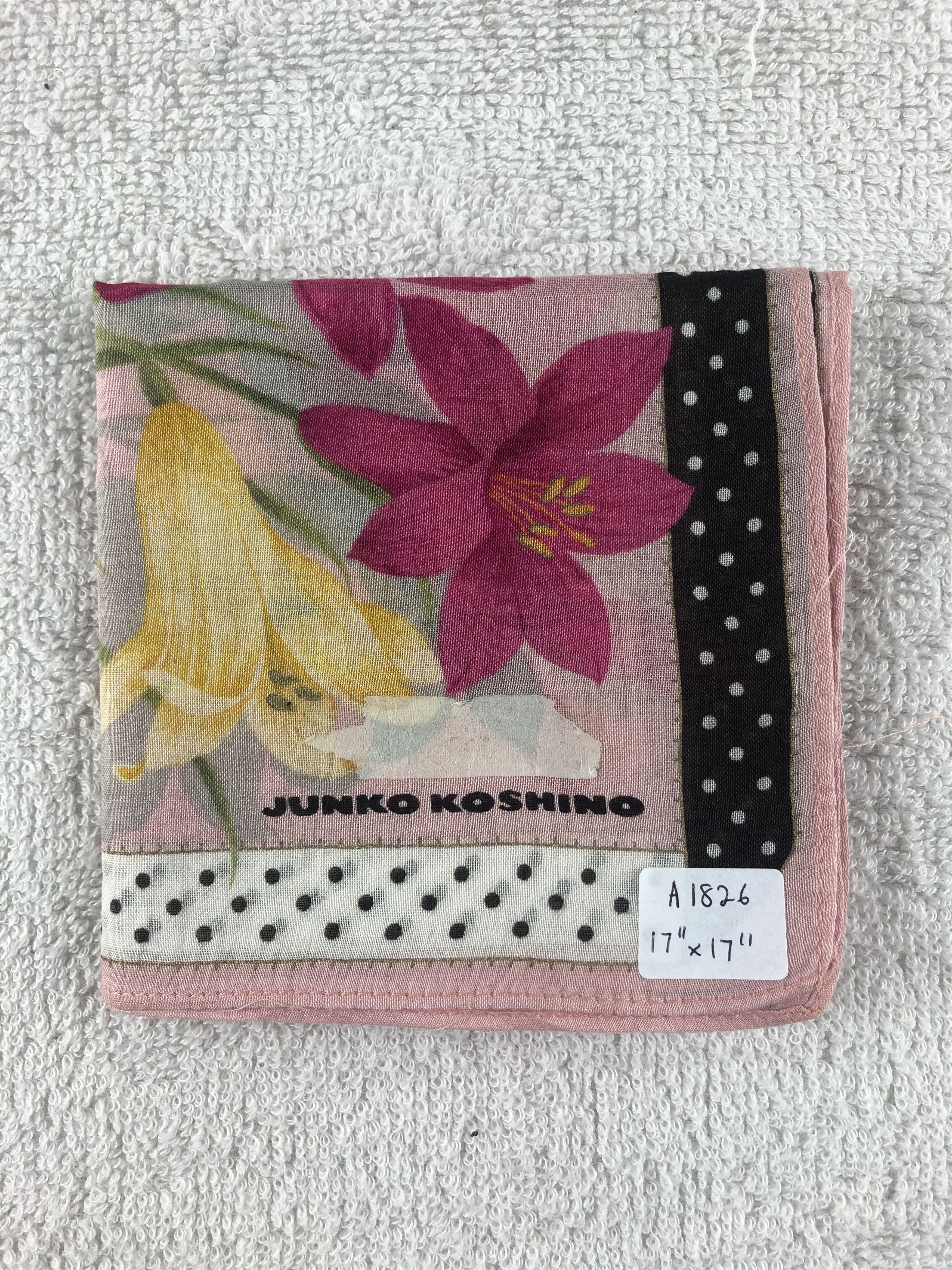 Japanese Brand × Mr. Junko × Vintage Junko Koshino Handkerchief / Bandana / Neckerchief Size ONE SIZE - 6 Thumbnail