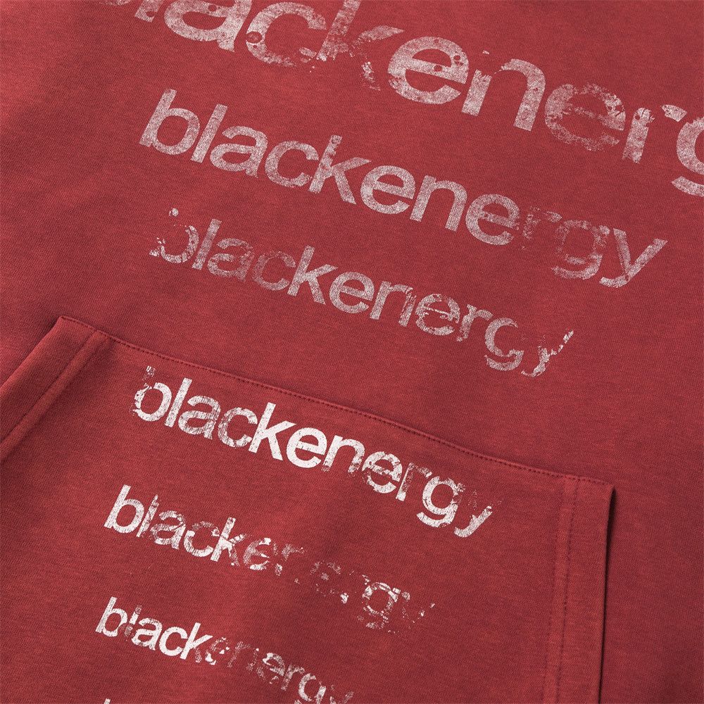 Vintage Retro casual distressed men's loose letter print hoodie Size US M / EU 48-50 / 2 - 4 Thumbnail