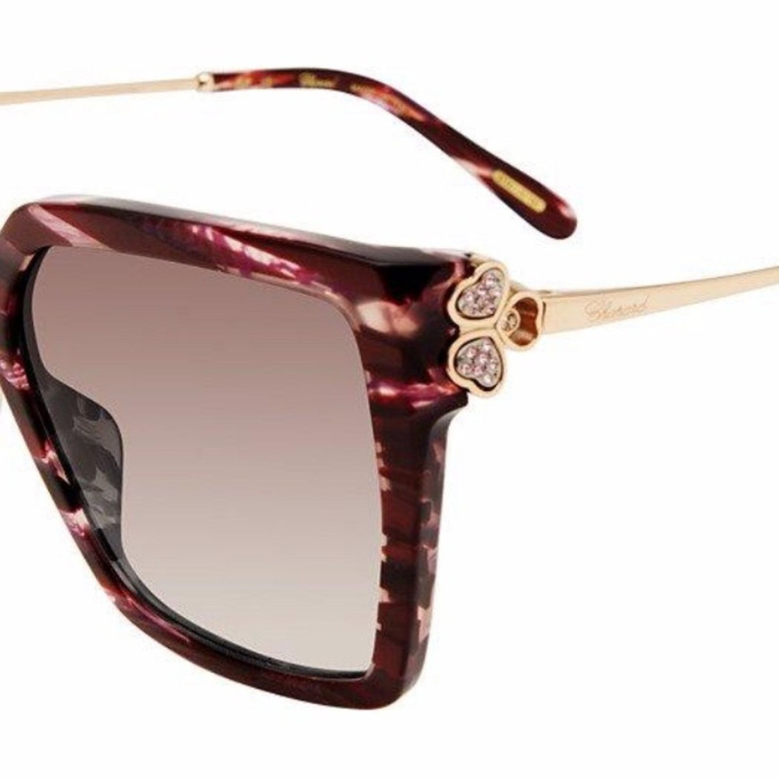 Chopard New! Chopard SCH371S 01G2 Happy Hearts Women Sunglasses Size ONE SIZE - 5 Thumbnail