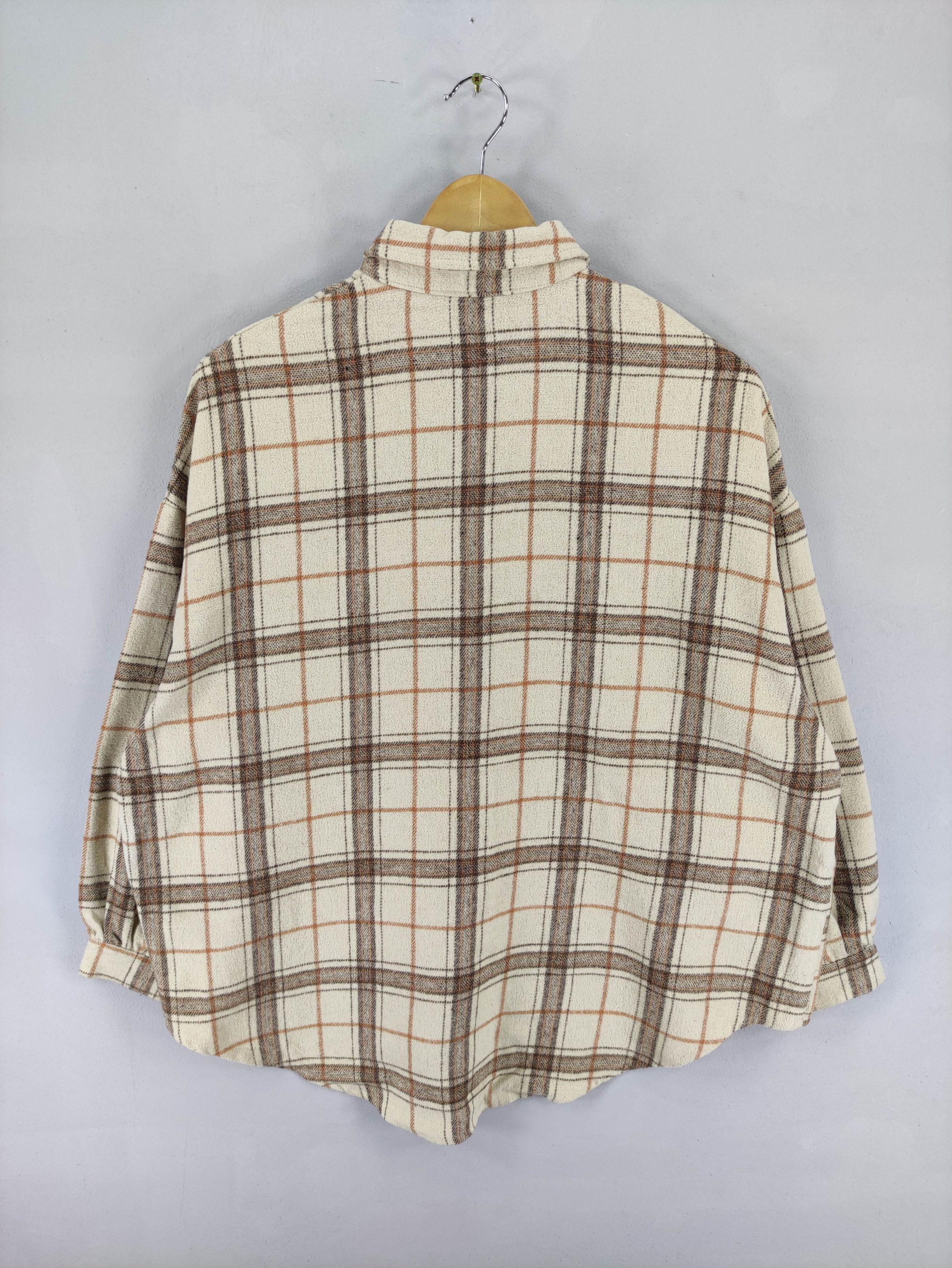 Japanese Brand Vintage Flannel Shirt Button Long Sleeve Up By Girly Doll Size XL / US 12-14 / IT 48-50 - 6 Thumbnail