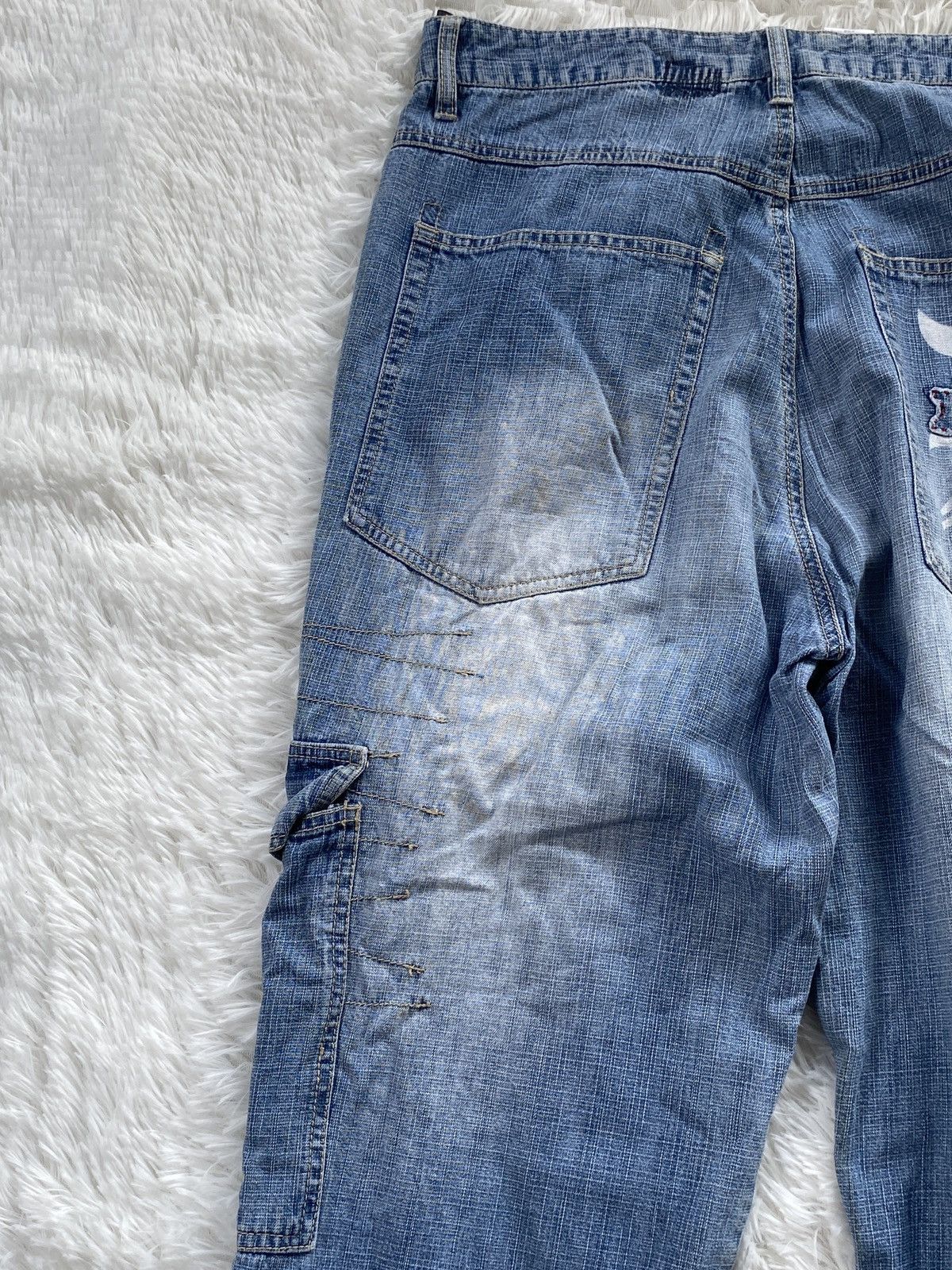 Vintage 90’s Skate Culture 🔥 Dig Deep🔥Cargo Baggy Jeans Size US 36 / EU 52 - 14 Thumbnail