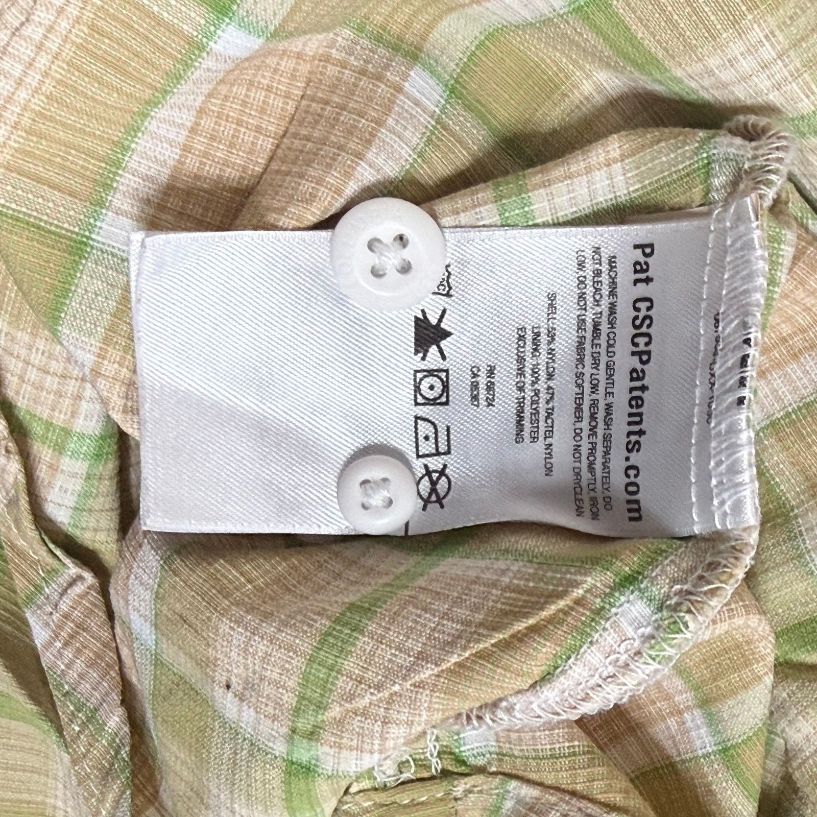 Columbia Columbia Tan & Green Plaid Outdoor Shirt | Sz M Size US M / EU 48-50 / 2 - 8 Thumbnail