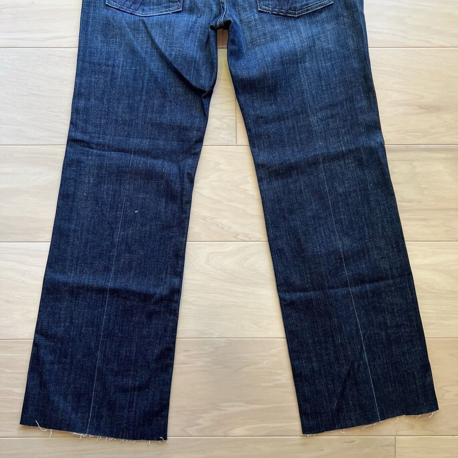 7 For All Mankind 7 Seven for all Mankind Dojo Jeans Women's 34 Blue Dark Wash Size 34" / US 12 / IT 48 - 10 Thumbnail