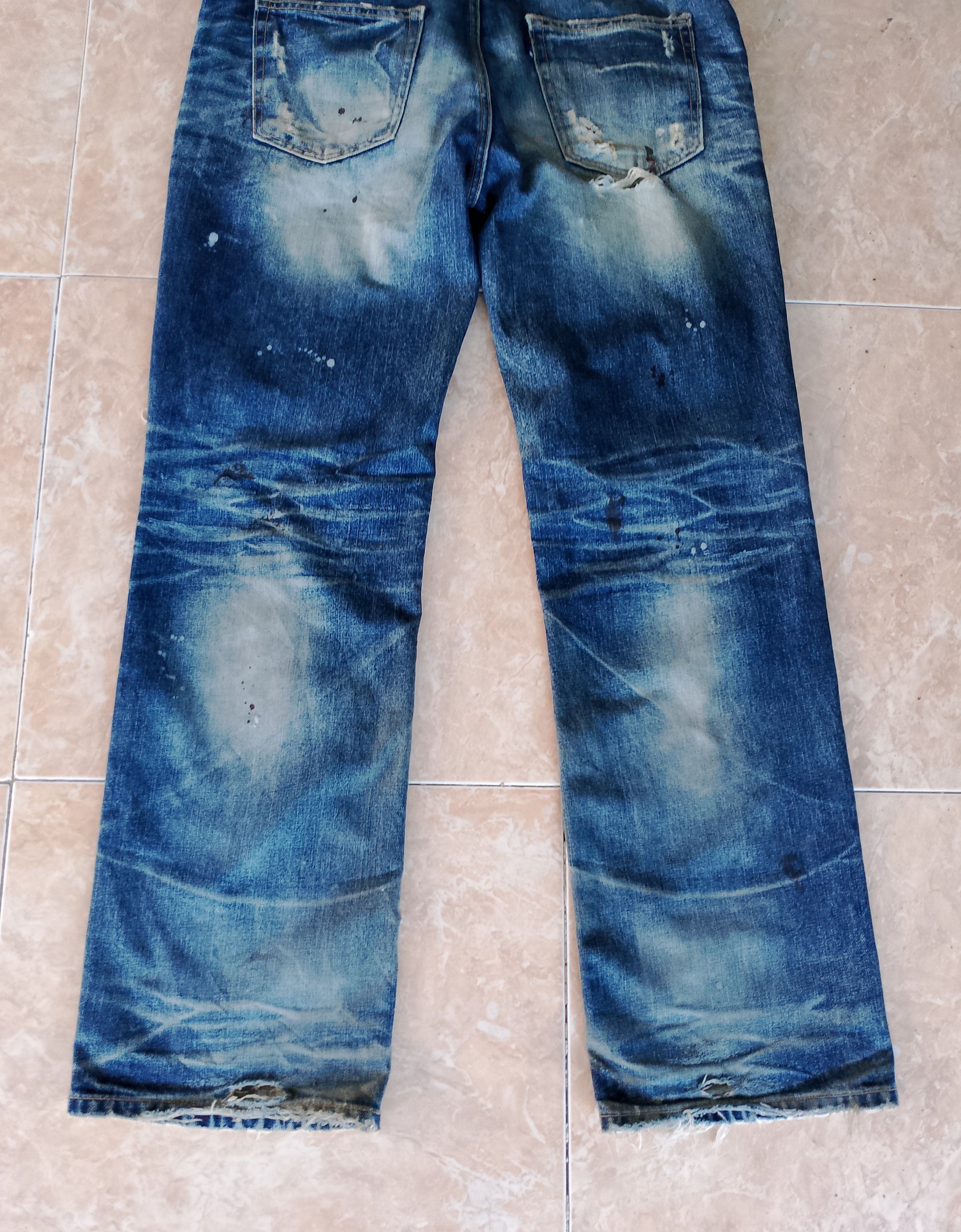 If Six Was Nine H by Figer Boot Cut Distressed Denim Size US 36 / EU 52 - 6 Thumbnail