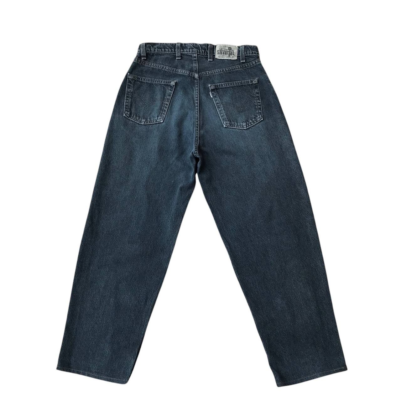 Levi's VINTAGE 1995 LEVIS SILVERTAB BAGGY FIT FADED BLACK Size US 32 / EU 48 - 9 Thumbnail