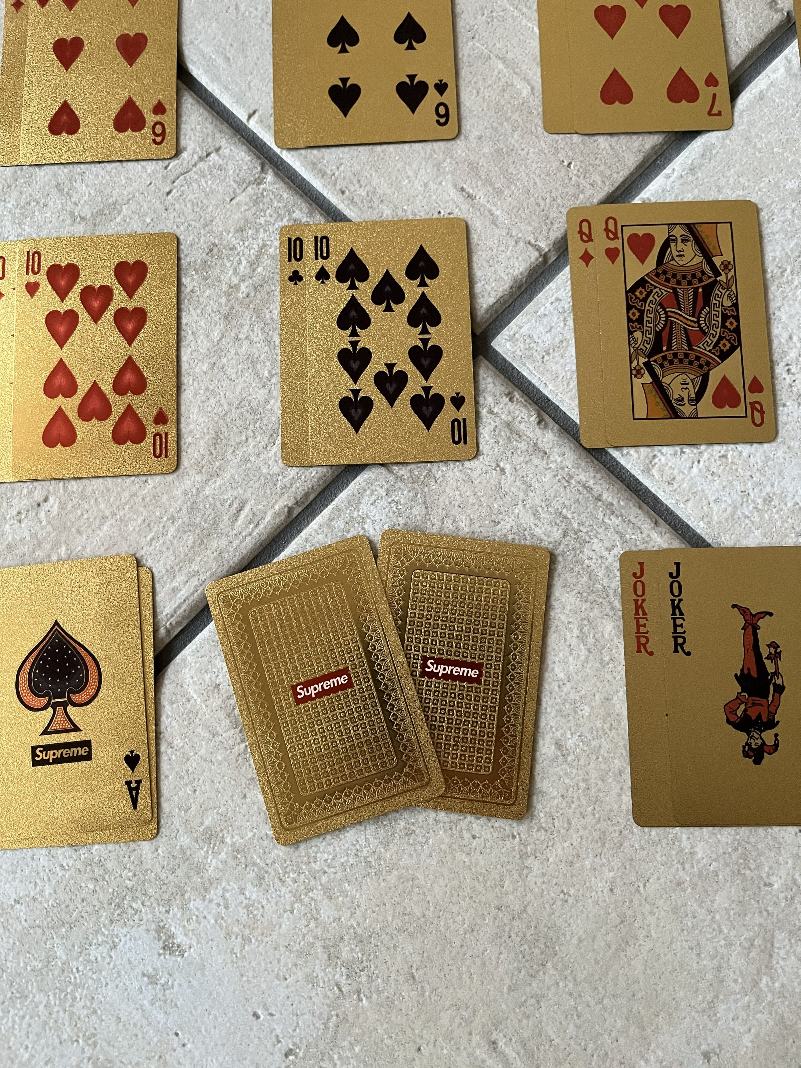 FW13 Supreme Gold Foil Deckcards