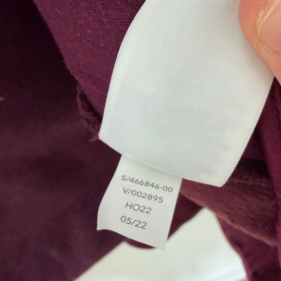 Athleta Athleta Maroon Cozy Karma Funnel Neck Sweatshirt Sz S Size S / US 4 / IT 40 - 5 Thumbnail