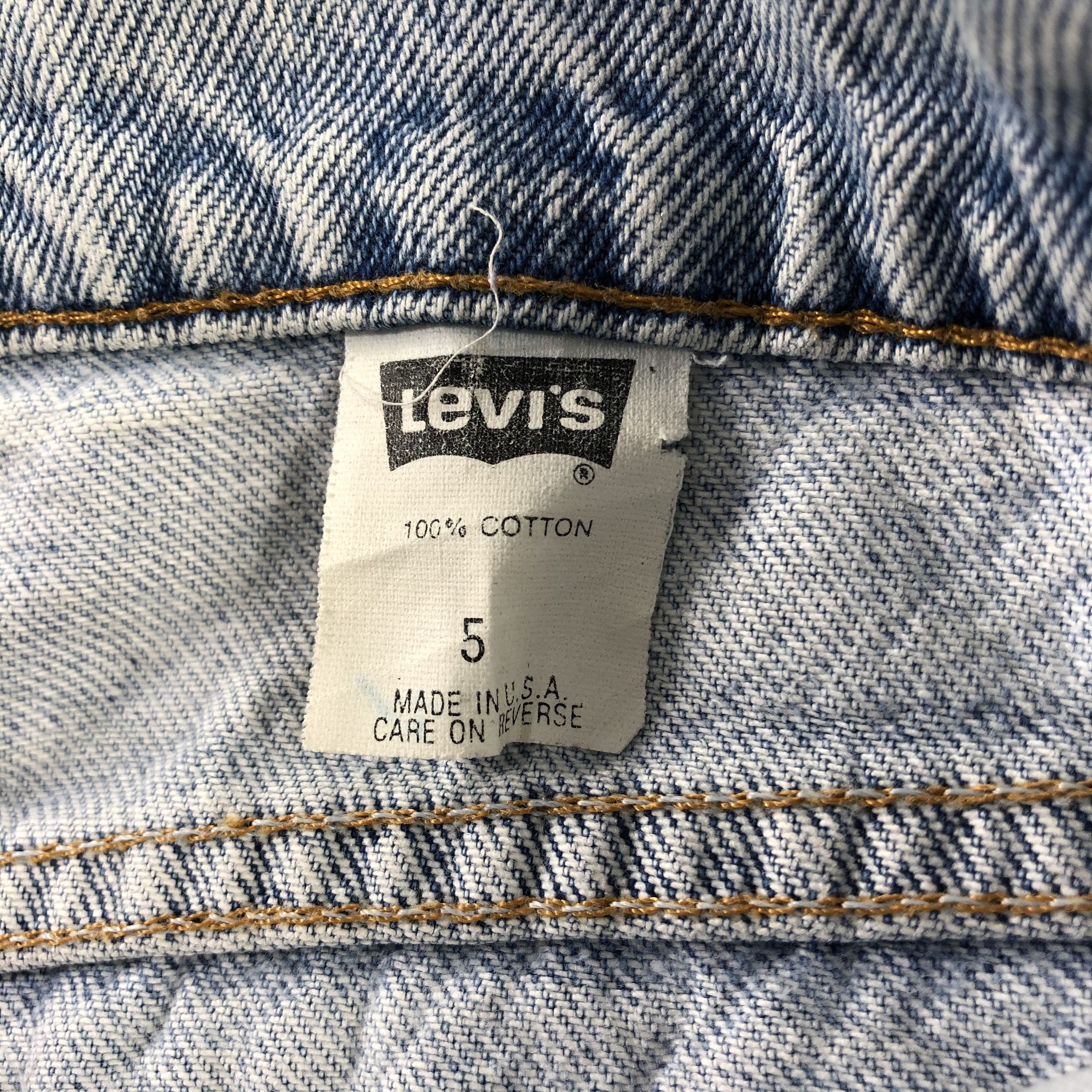 Levi's Vintage 90s Levi's 512 Jeans Light wash Denim size 25x28 Size 25" / US 0 / IT 36 - 10 Thumbnail