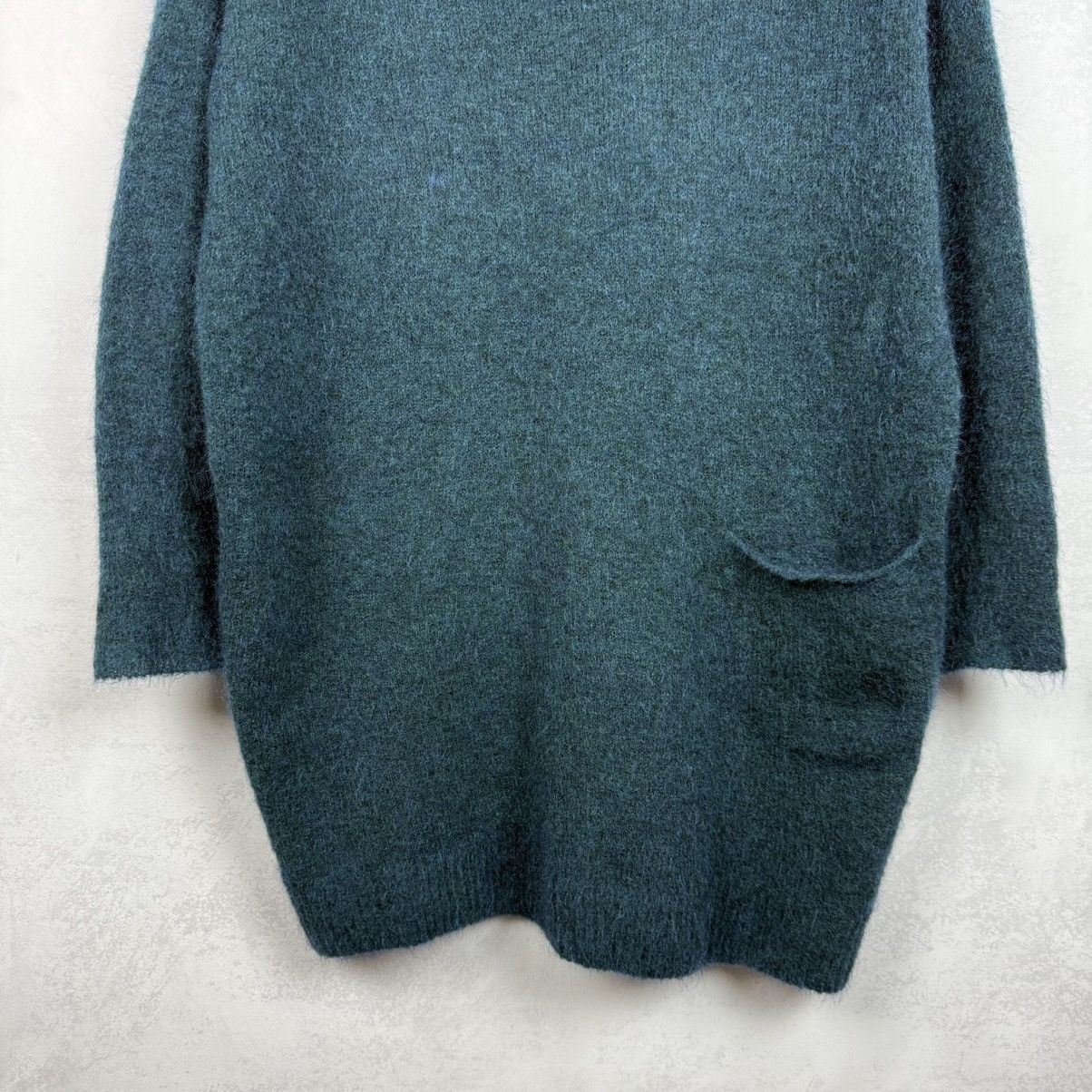 Sarah Pacini Sarah Pacini V-Neck Mohair-Merino Wool Long Sweater Size OS Size ONE SIZE - 5 Thumbnail